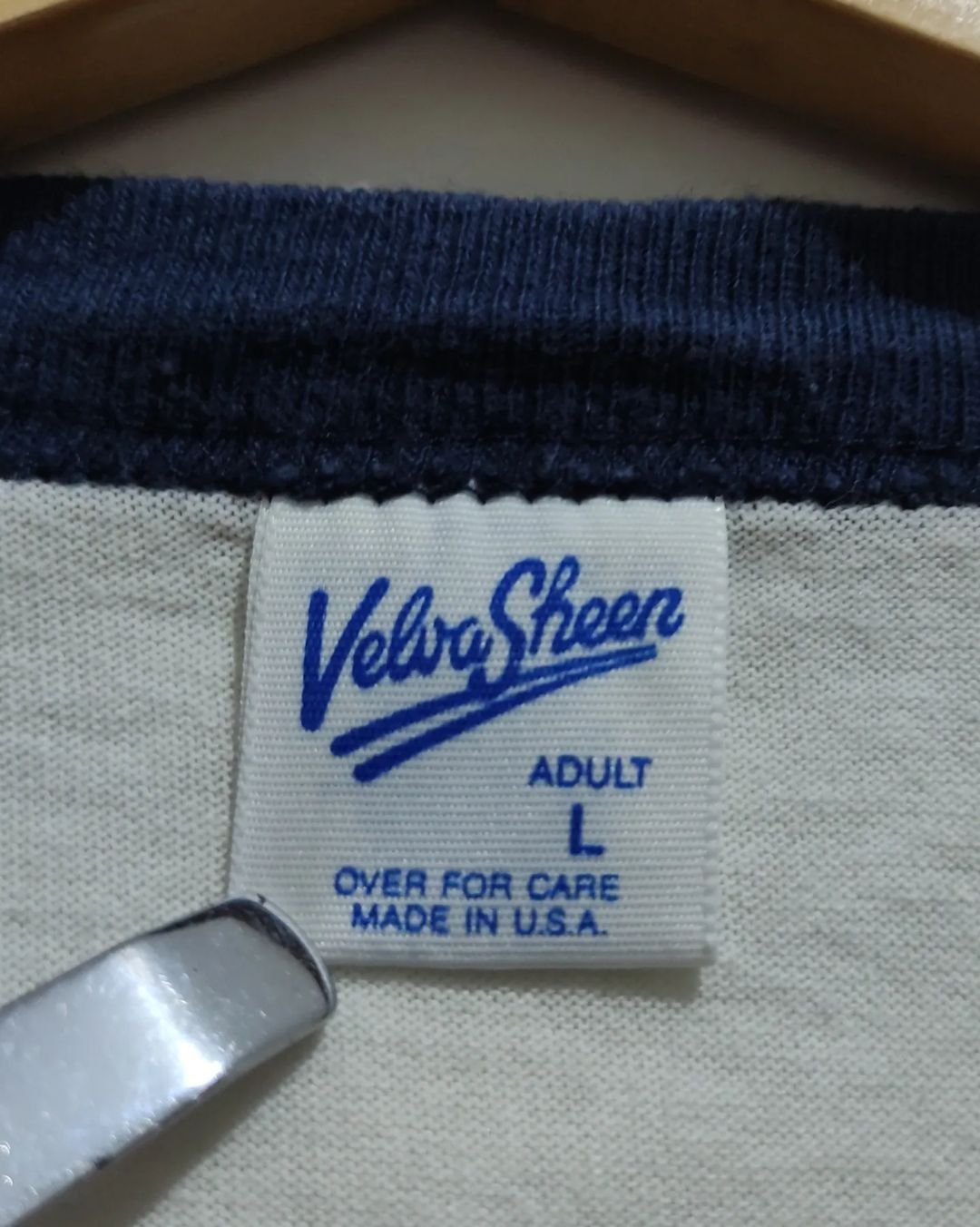 Disney × Mickey Mouse × Vintage Vintage 80s Mickey California Ringer T-shirt Velva Sheen Size US L / EU 52-54 / 3 - 4 Thumbnail