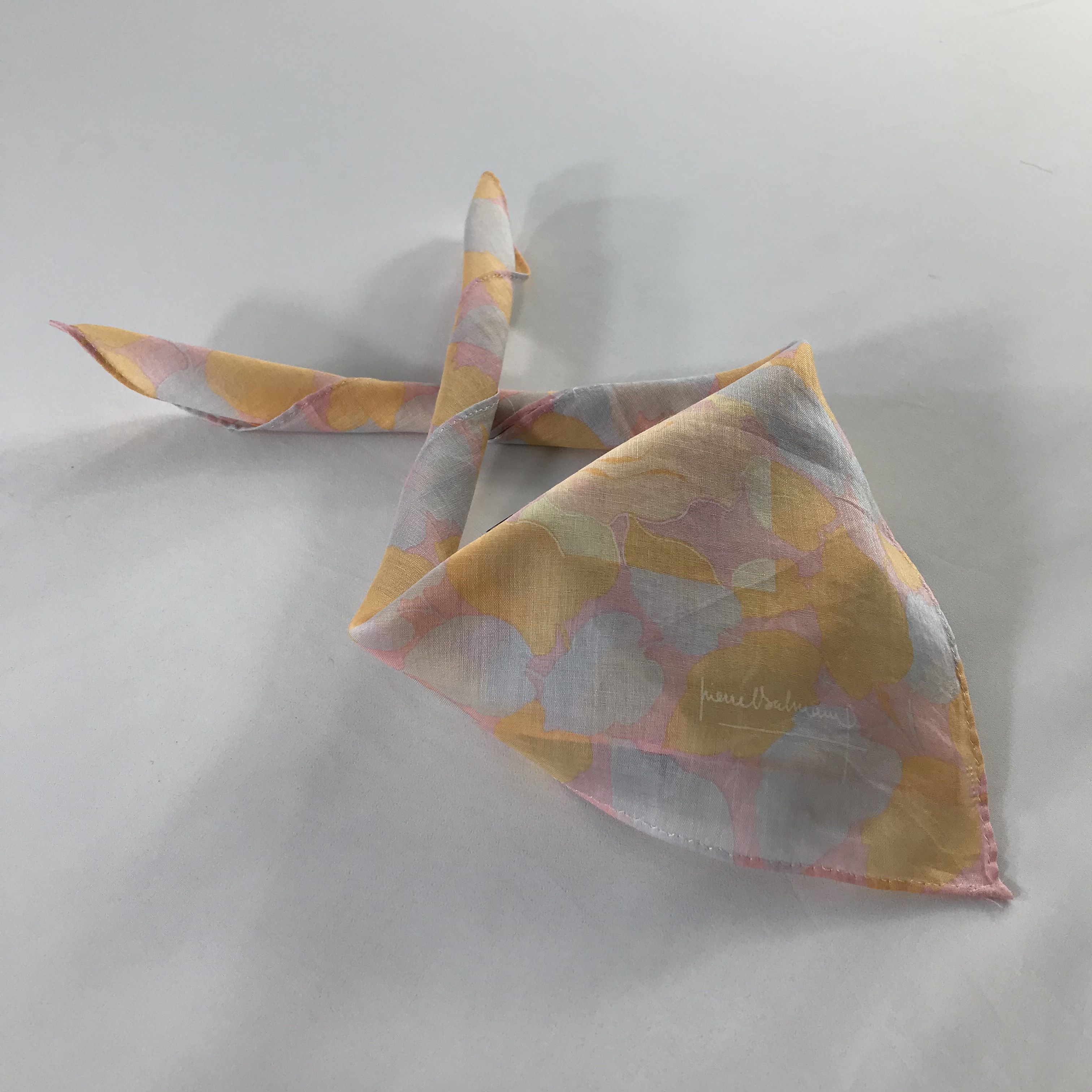 Pierre Balmain × Vintage Pierre Balmain Bandana / Handkerchief / Neckerchief - S374 Size ONE SIZE - 4 Thumbnail