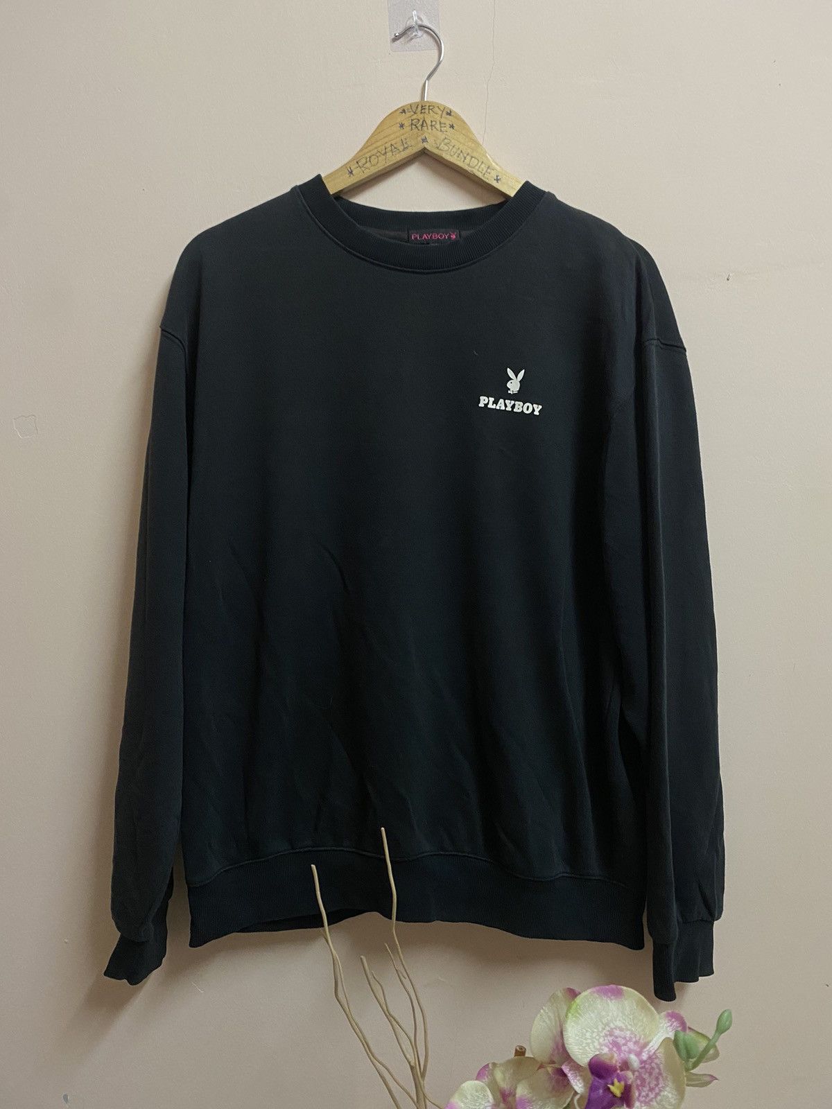 Designer × Playboy Playboy Crewneck Big Logo Embroidery Logo Size US XL / EU 56 / 4 - 2 Thumbnail