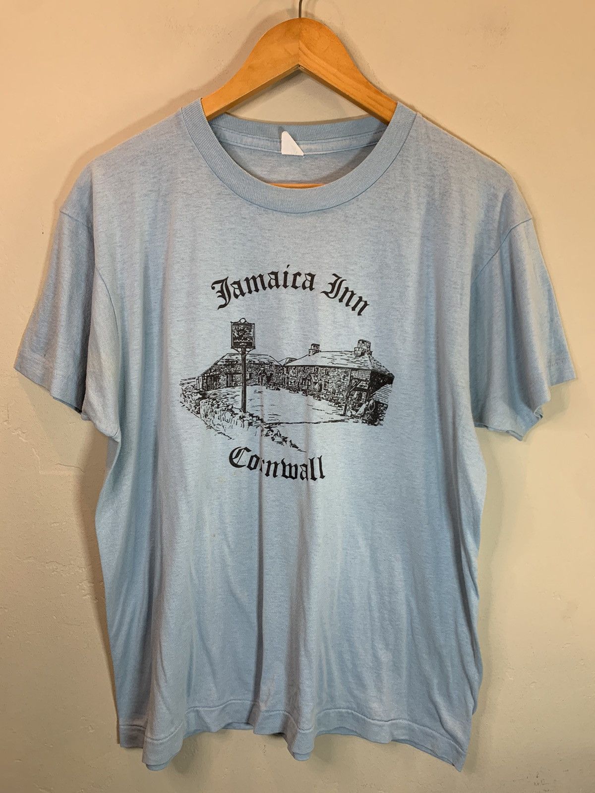 Vintage *RARE* Vintage 70’s Jamaica Inn Cornwall Single Stitch Shirt Size US L / EU 52-54 / 3 - 1 Thumbnail