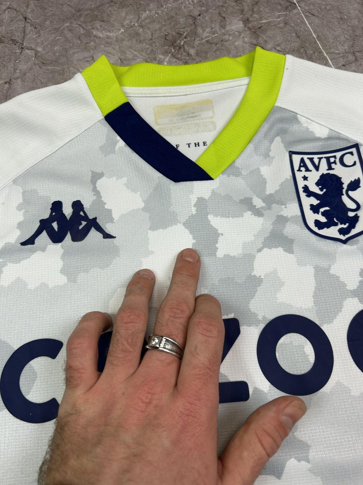 Kappa × Vintage Aston Villa AVFC kappa soccer jersey size Xl Size US XL / EU 56 / 4 - 6 Thumbnail