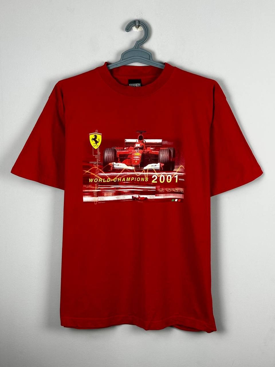 Ferrari Vintage 90s Formula 1 Ferrari T-shirt Size US L / EU 52-54 / 3 - 1 Thumbnail