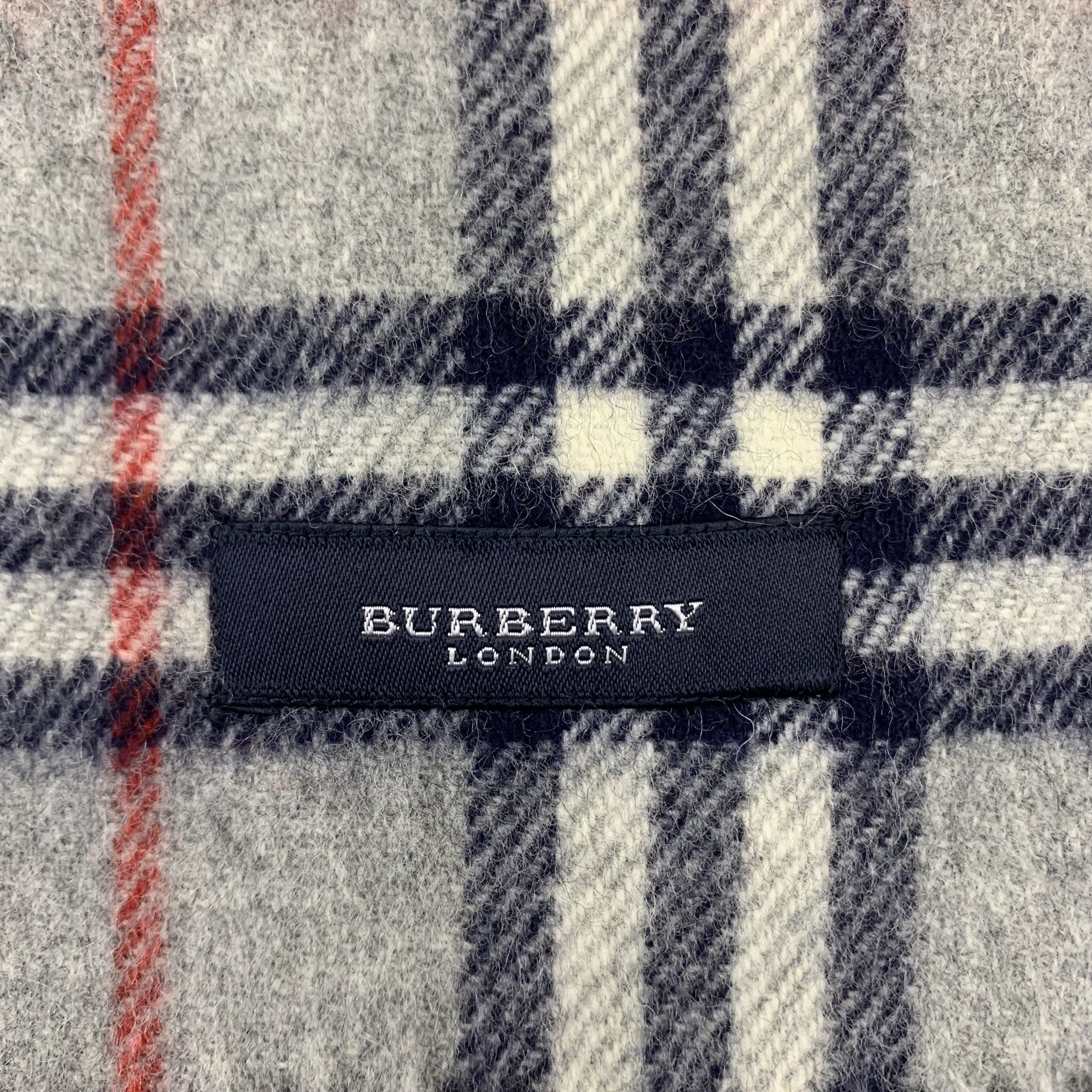 Burberry Burberry Scarf Wool Muffler Neck Wrap BL9304 Size ONE SIZE - 6 Thumbnail