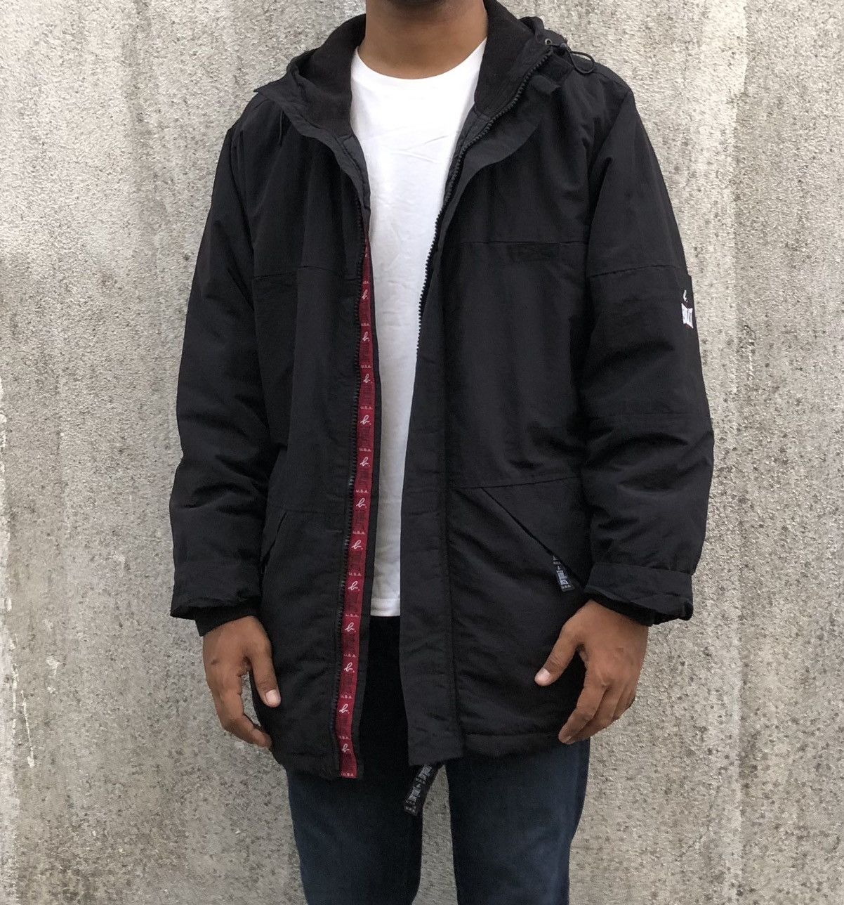 agnes b. EVERLAST U.S.A x Agnes b. paris Long Puffer Jacket Hoodie Size US M / EU 48-50 / 2 - 3 Thumbnail