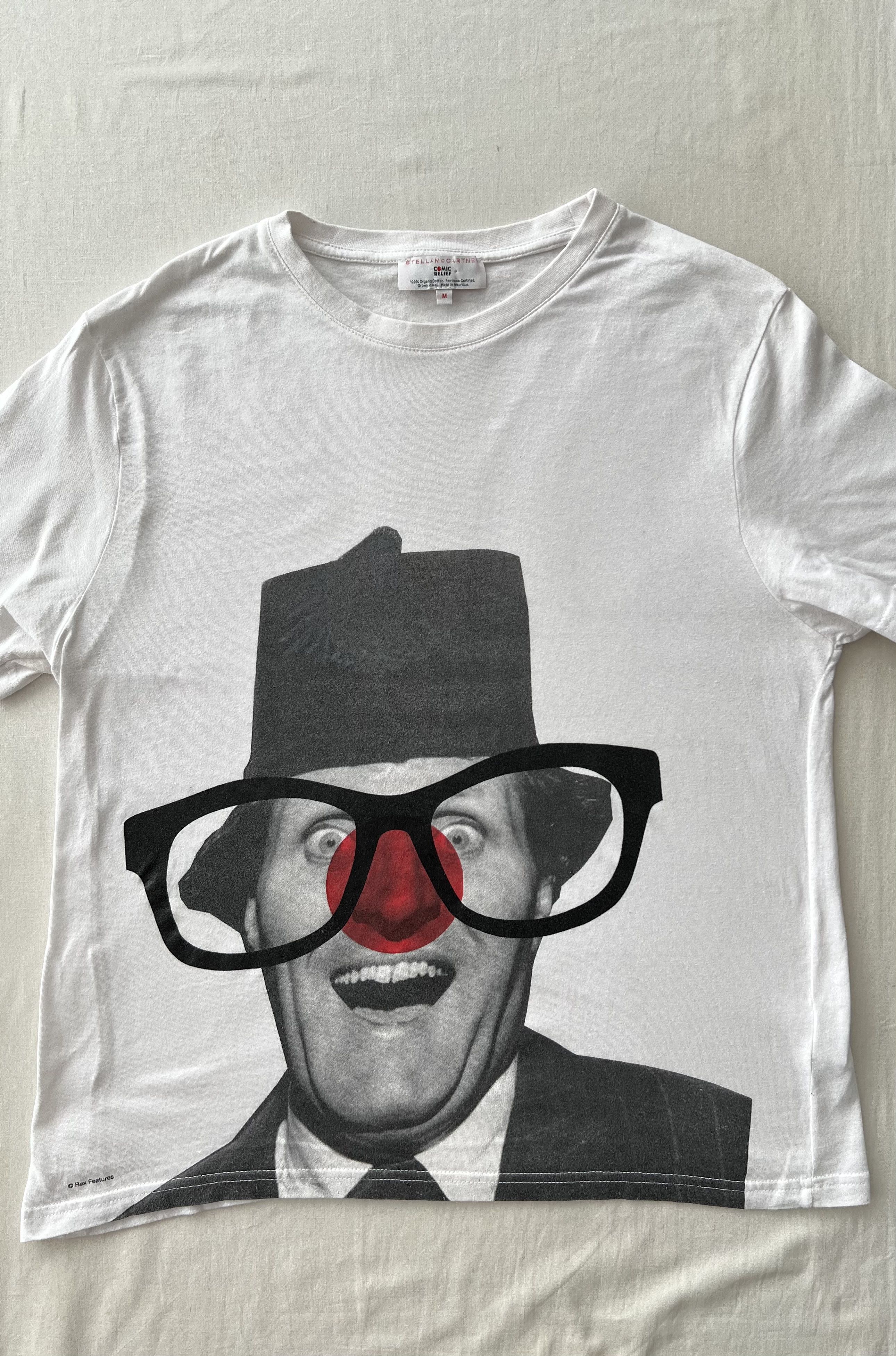 Stella McCartney Stella McCartney Comic Relief Red Nose Day White T-shirt Size US M / EU 48-50 / 2 - 3 Thumbnail