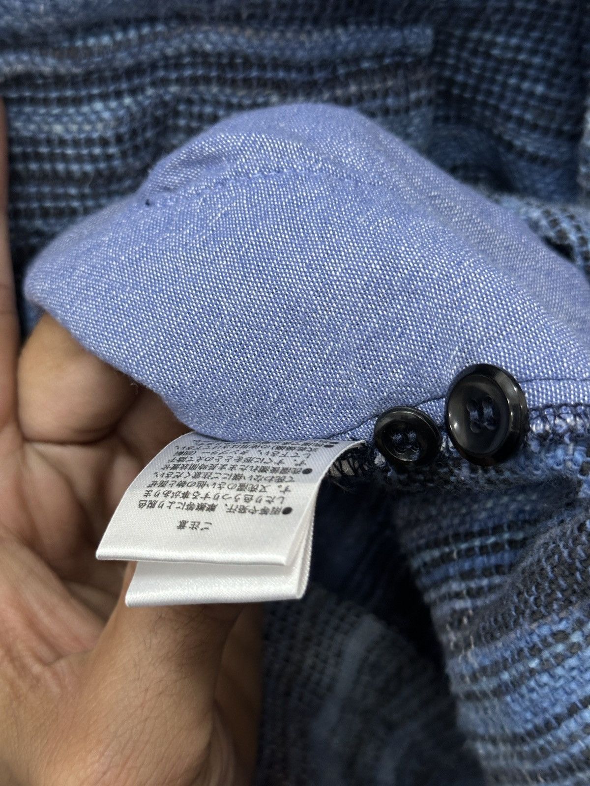 Kapital Sashiko Boro Chiang Mai Deluxe By Gaijin Made Indigo Shirt Size US M / EU 48-50 / 2 - 6 Thumbnail