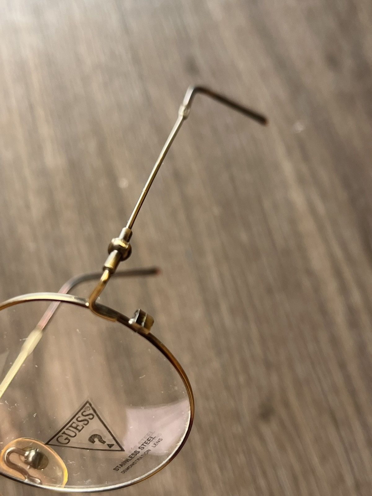 Guess Guess Stainless Demo Lens Metal 49-20 140 1990s Vintage Size ONE SIZE - 5 Thumbnail