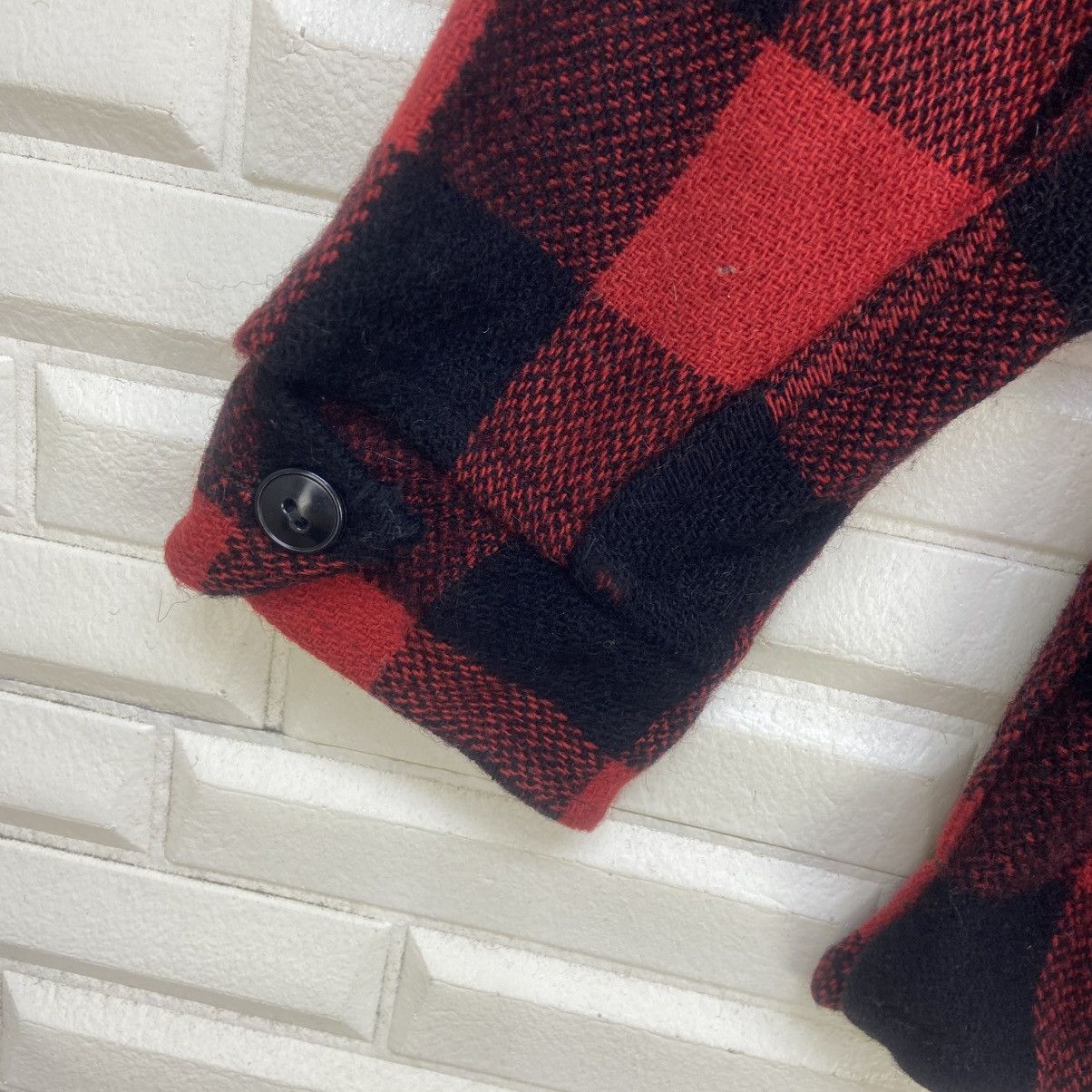 Vintage Vintage 70s Amalgamated Red Buffalo Checks Wool Flannel Size US S / EU 44-46 / 1 - 10 Thumbnail