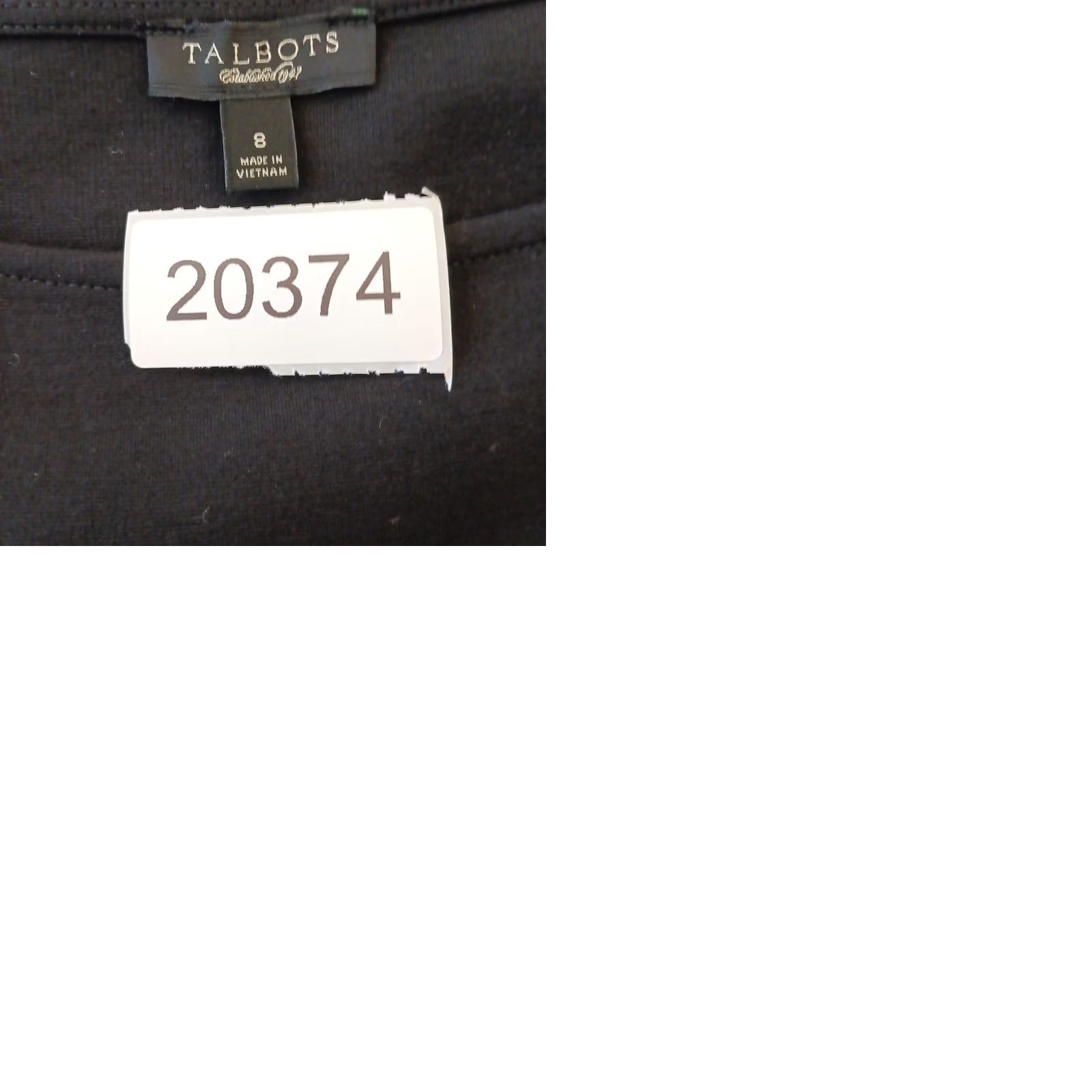Talbots Talbots Sheath Dress Size 8 Black Short Sleeve Pullover Midi - Vintage (No) Size M / US 6-8 / IT 42-44 - 9 Thumbnail