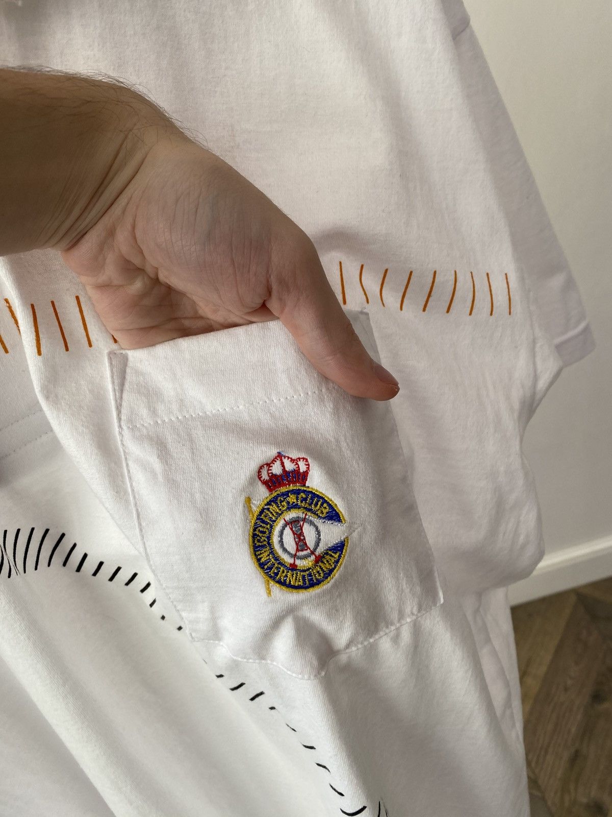 Hugo Boss Vintage Hugo Boss International Golfing Club Polo Shirt 90s Size US XXL / EU 58 / 5 - 7 Thumbnail