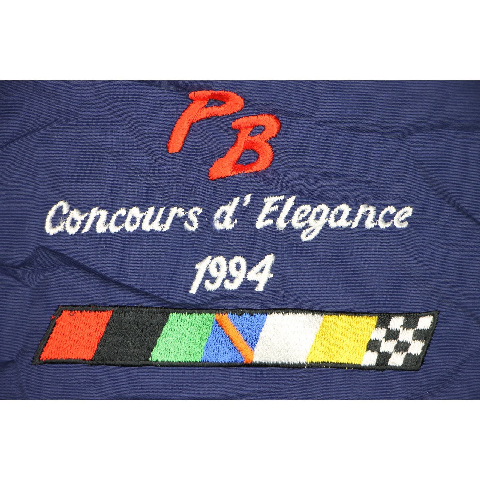 image of Vintage Ferrari 94 Pebble Beach Jacket in Blue, Men's (Size Medium)