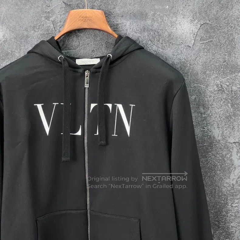 Valentino Valentino Logo-printed cotton hooded jacket Size US S / EU 44-46 / 1 - 3 Thumbnail