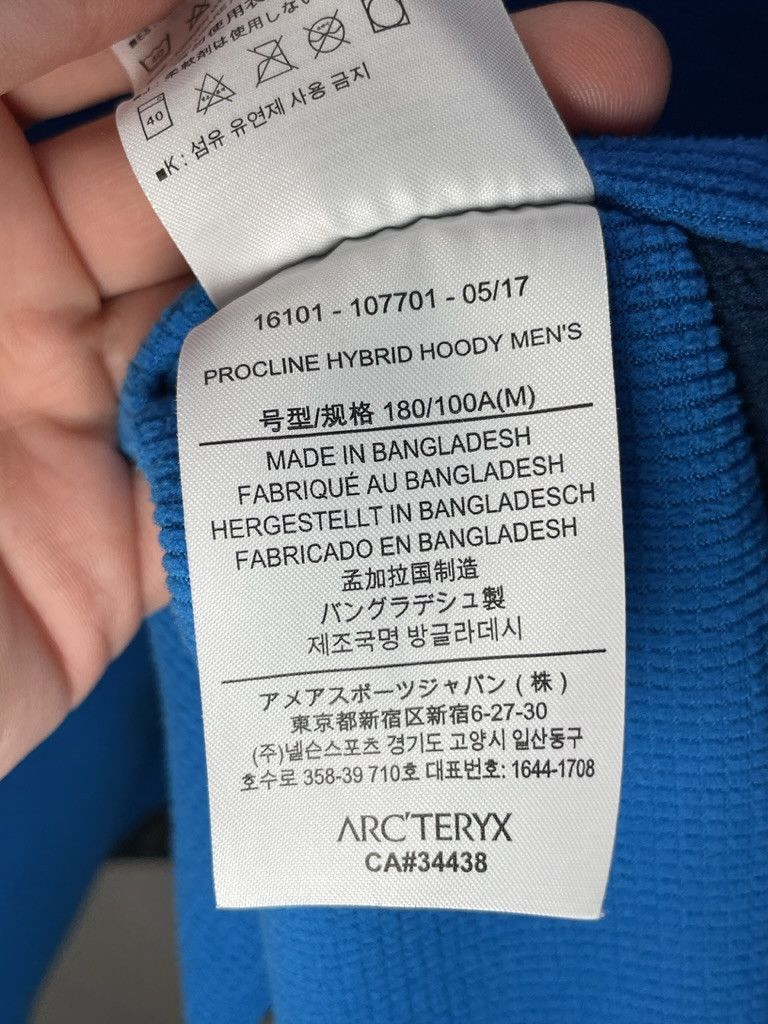 Arc'teryx ARCTERYX Procline Hybrid Hoody Rigel Blue Polartec Jacket Size US M / EU 48-50 / 2 - 20 Thumbnail