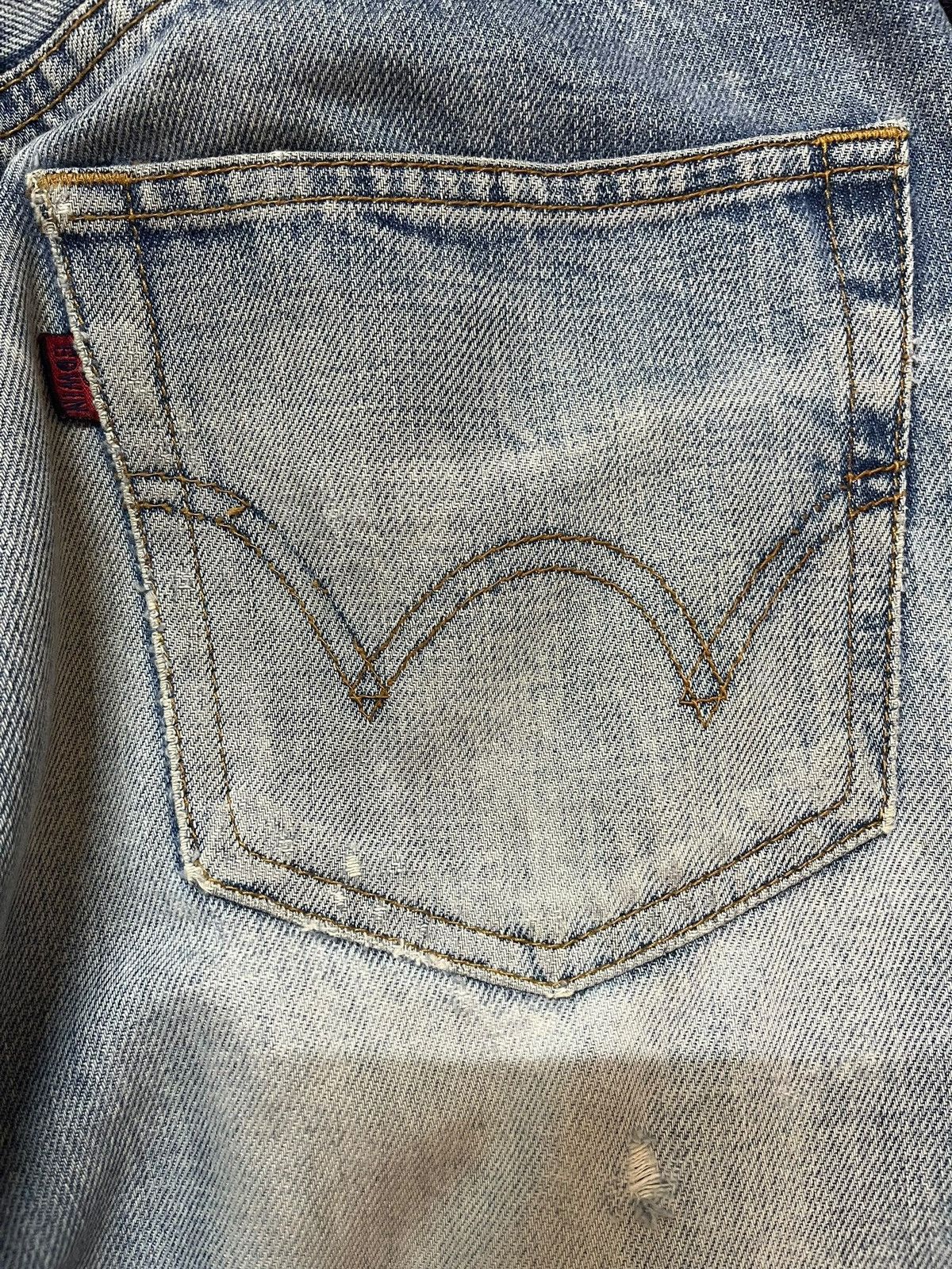 Edwin Vintage Edwin 503 Regular Ripped Distressed Denim Size US 29 - 7 Thumbnail