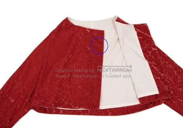 Comme des Garcons Comme Des Garcons Red vintage patterned top Size S / US 4 / IT 40 - 7 Thumbnail