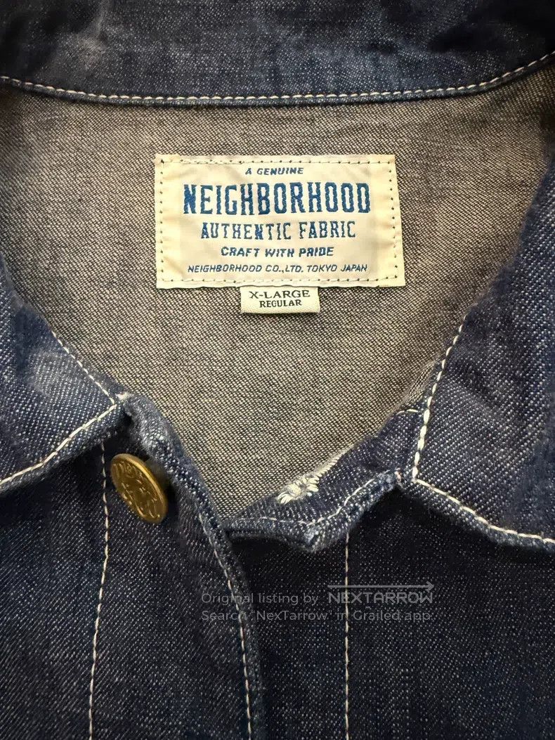 Neighborhood Neighborhood Denim Jacket Size US XL / EU 56 / 4 - 4 Thumbnail