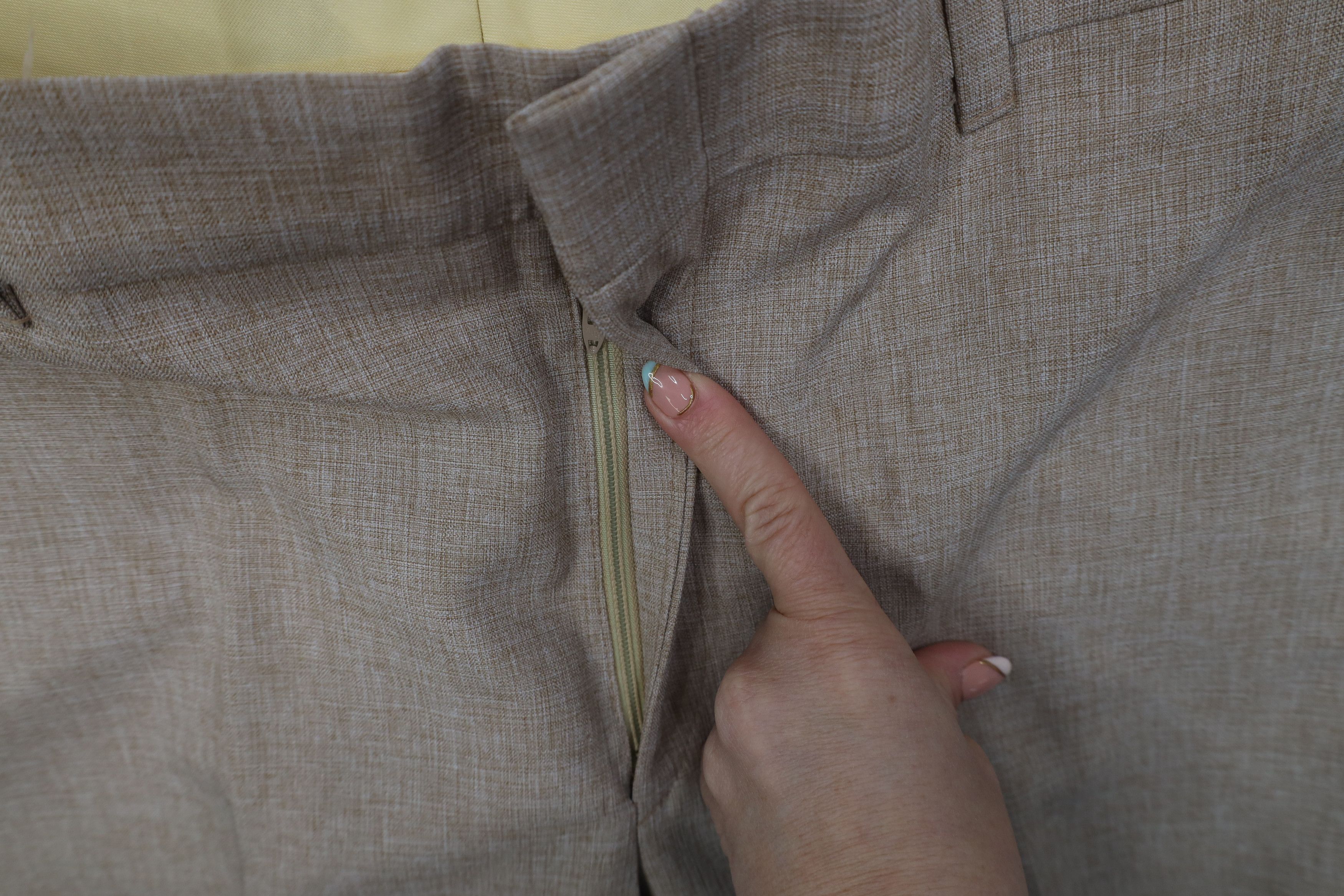 Vintage Vintage 70s Streetwear Bell Bottoms Chino Pants Beige USA Size US 34 / EU 50 - 5 Thumbnail