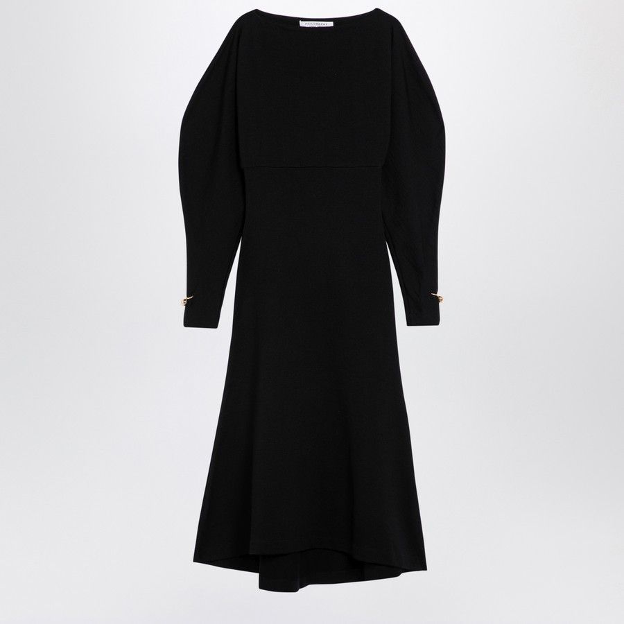 Philosophy di Lorenzo Serafini o1d2blof0924 Midi Dress in Black Size S / US 4 / IT 40 - 1 Thumbnail