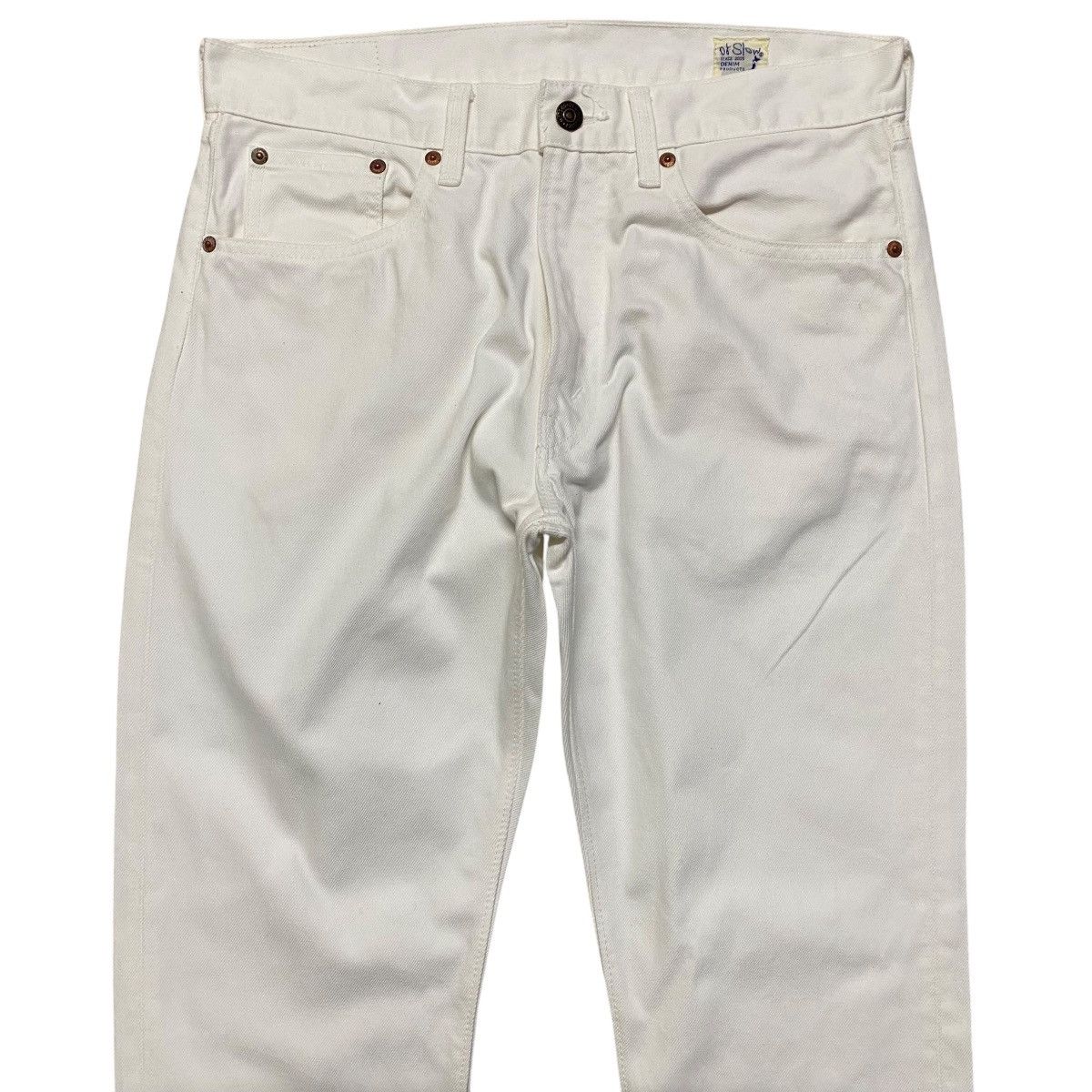Orslow Orslow 107 Ivy Fit White Denim Jeans Size US 32 / EU 48 - 3 Thumbnail