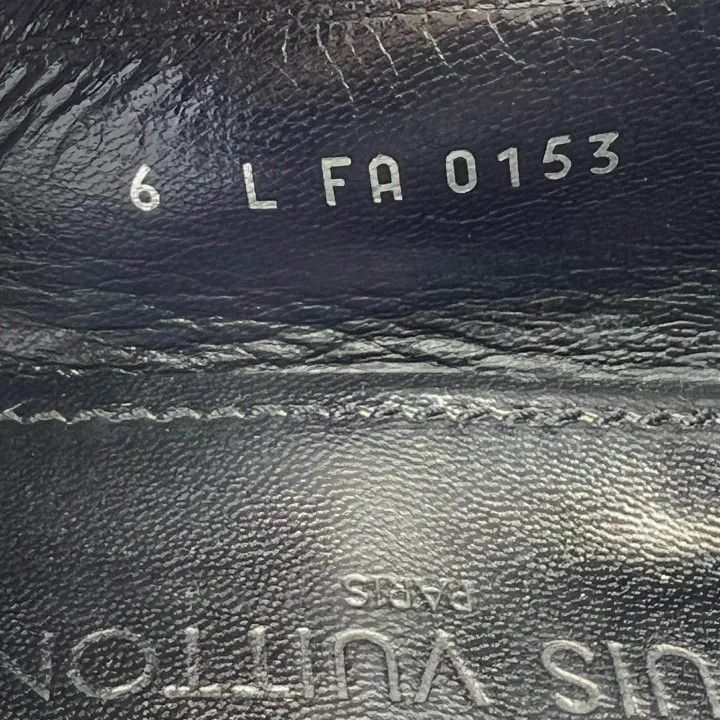Louis Vuitton Louis Vuitton Black Leather Slip-On Loafers -2508 Size US 7.5 / EU 40-41 - 5 Thumbnail
