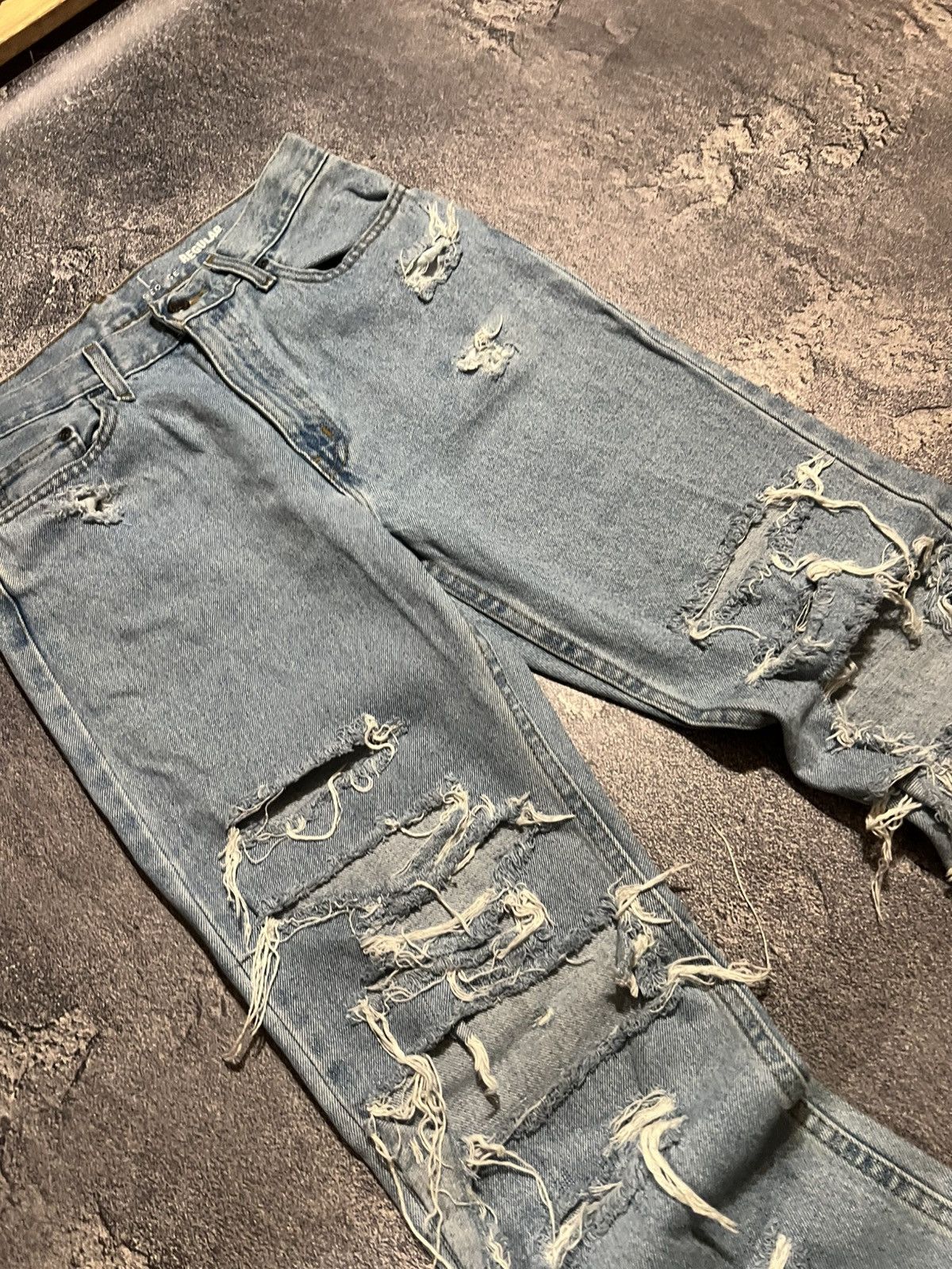 Japanese Brand Japanese Designer Vibe Distressed Number Nine Style Archive Size US 30 / EU 46 - 4 Thumbnail