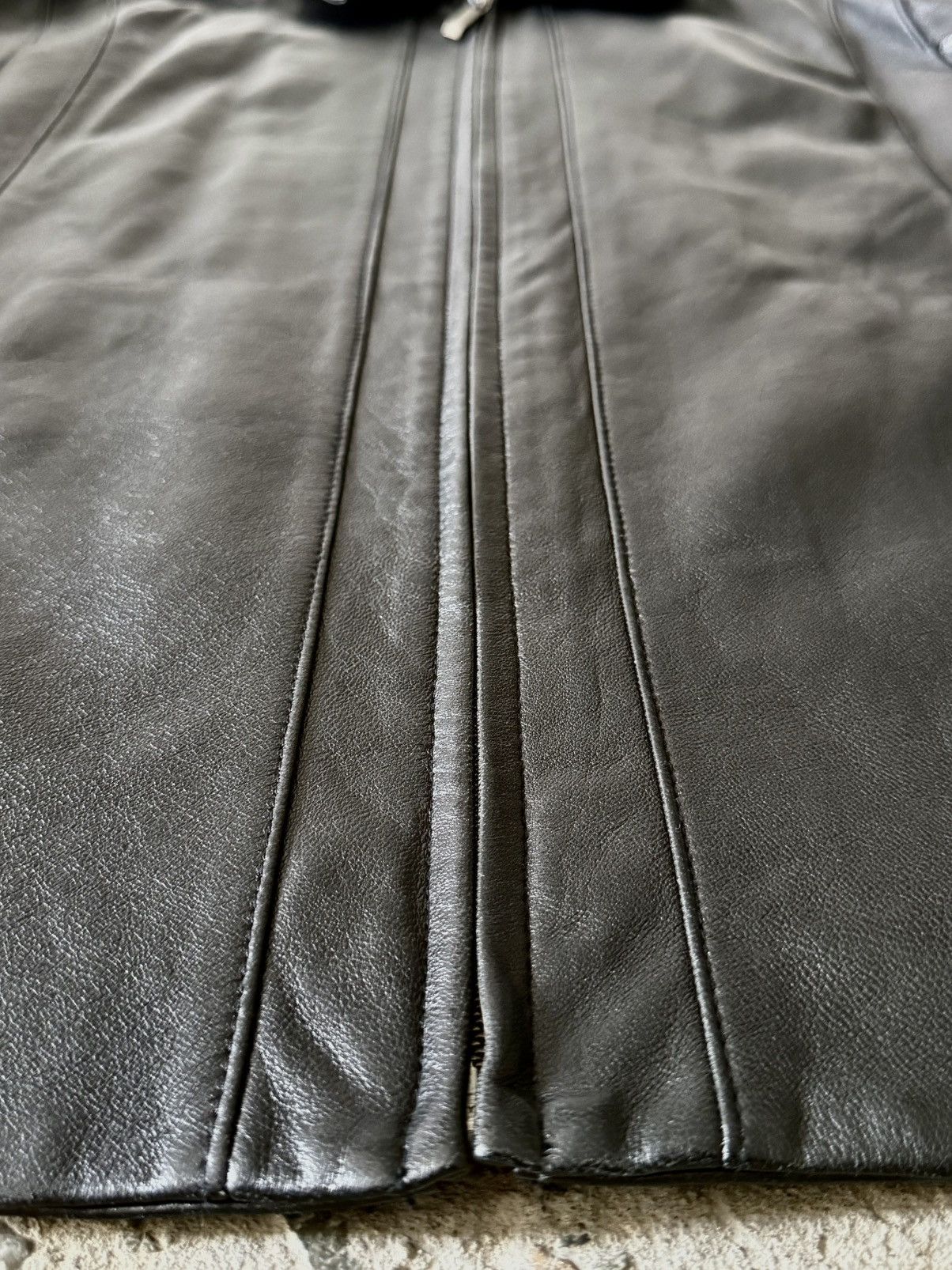 Balenciaga Balenciaga - 1997 -Nicolas Ghesquière -Zip Up Leather Jacket Size US L / EU 52-54 / 3 - 6 Thumbnail