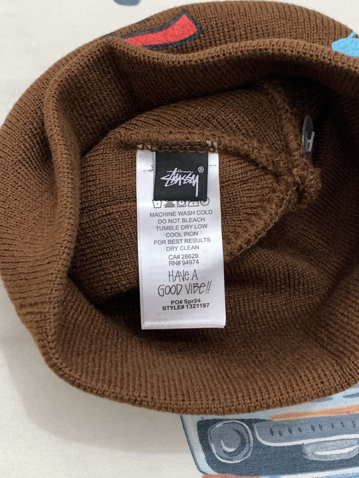 Stussy Stussy mixed logo skullcap beanie hat Size ONE SIZE - 4 Thumbnail