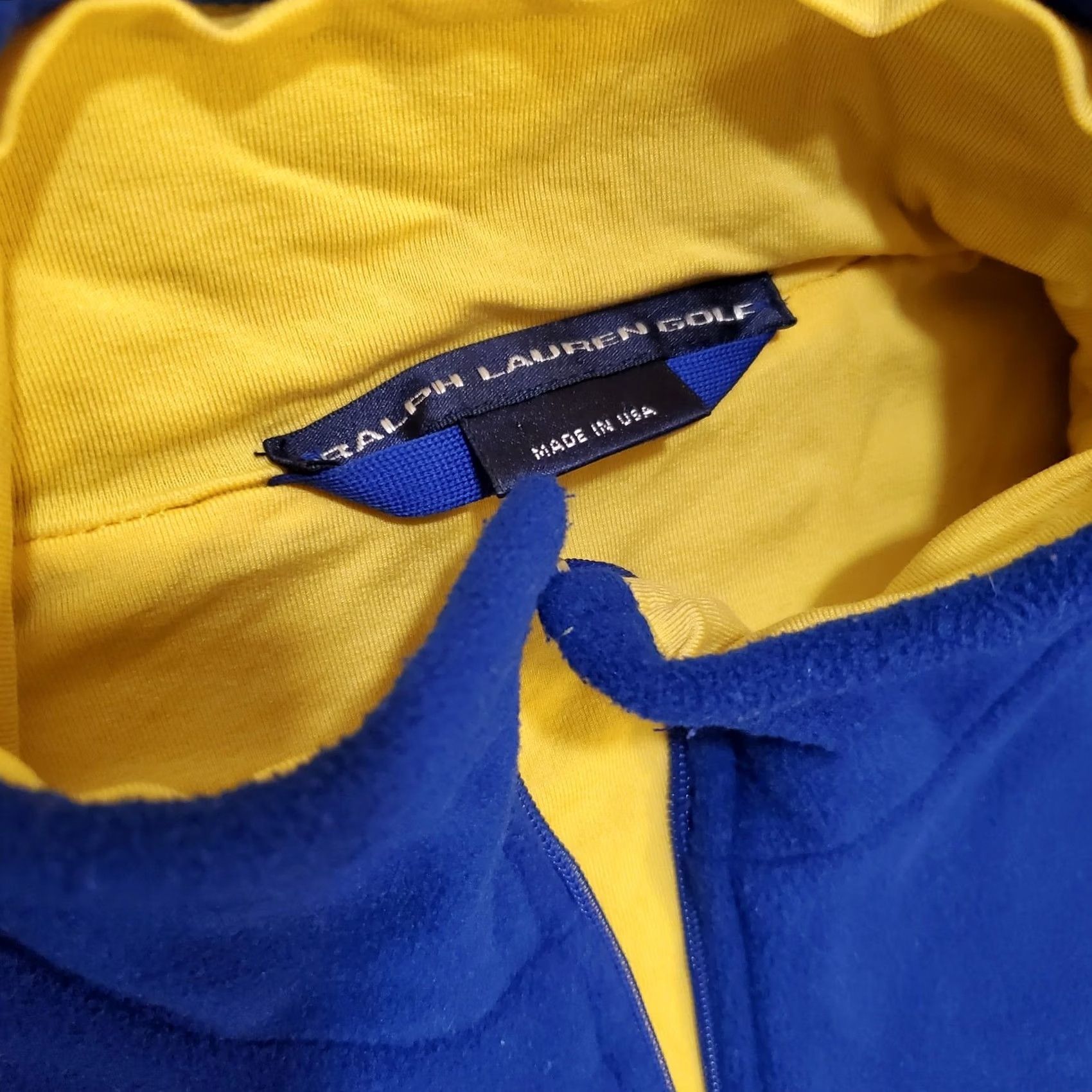 Ralph Lauren VINTAGE Ralph Lauren Golf Jacket Mens M Blue Fleece Full Zip Outdoors Casual Size US M / EU 48-50 / 2 - 4 Thumbnail