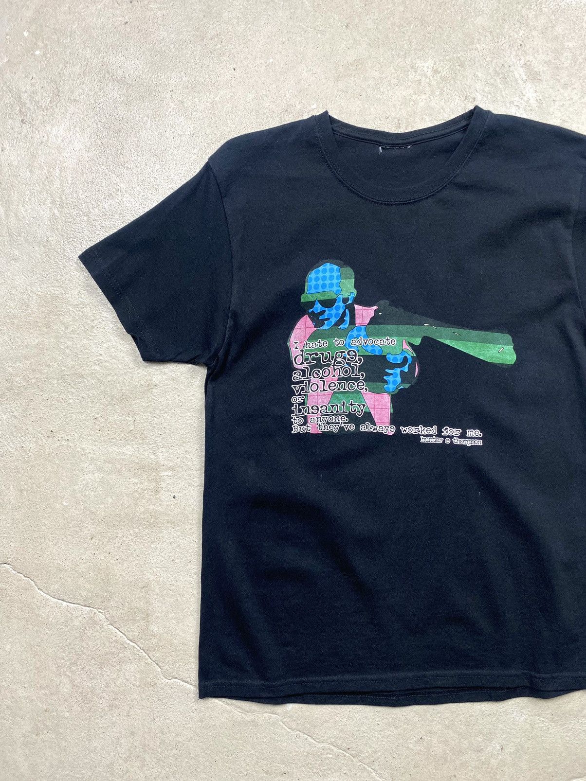 Band Tees Vintage Drugs Alcohol Violence Art T Shirt Weed Humor Size US M / EU 48-50 / 2 - 3 Thumbnail