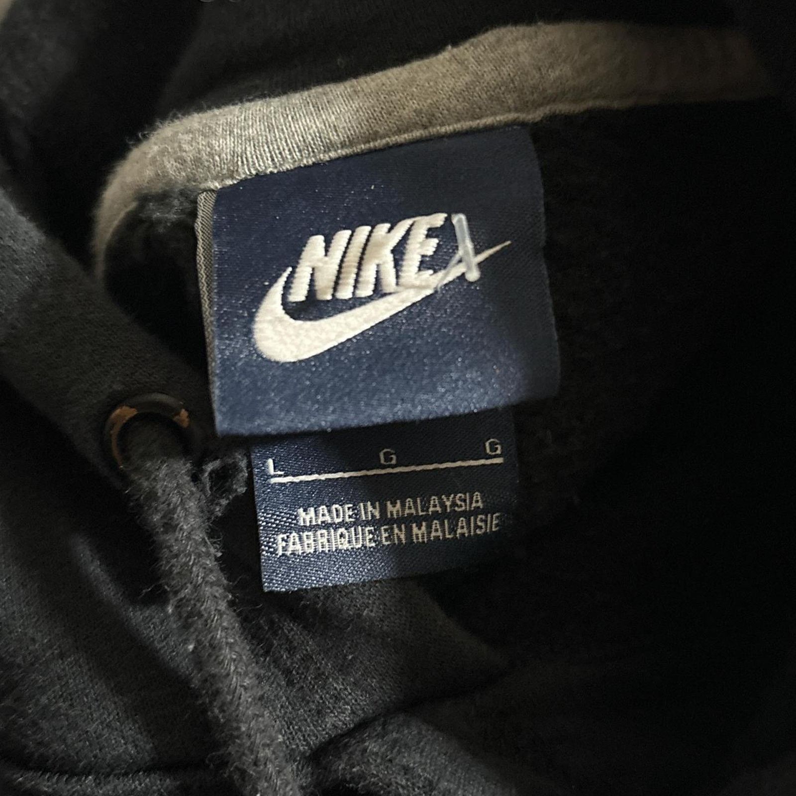 Nike Vintage black nike spellout hoodie xl 2000’s Size US XL / EU 56 / 4 - 4 Thumbnail