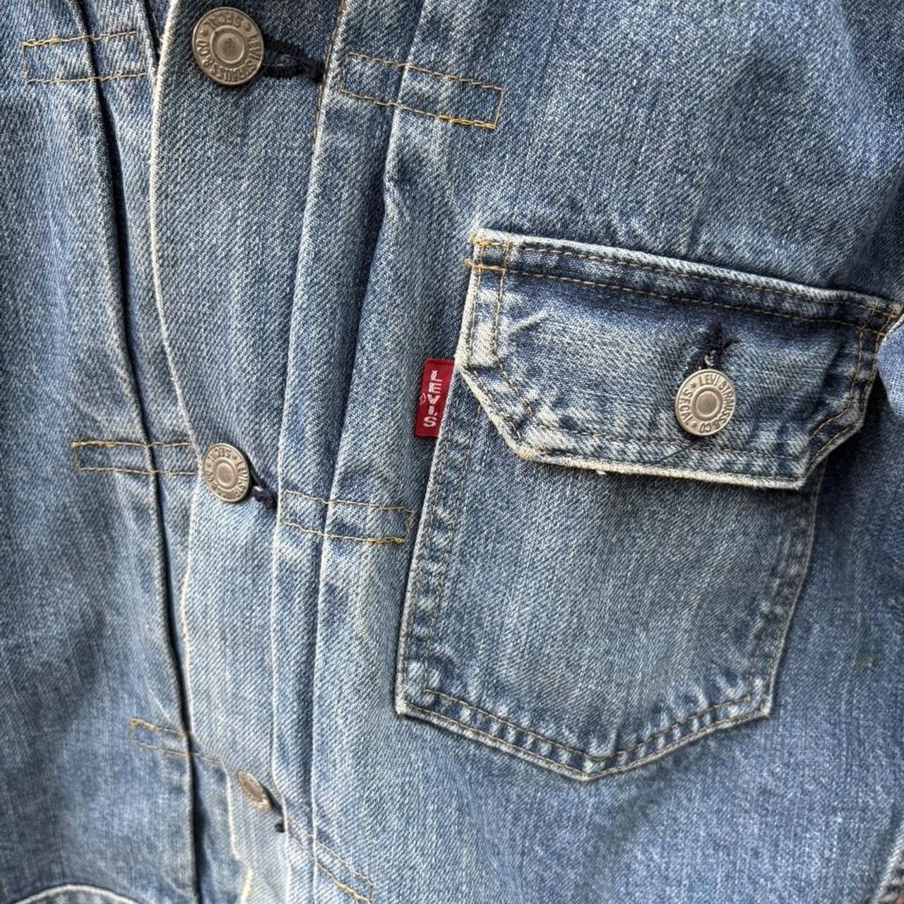 Levi's 90s Levi’s 7701SXX Type 1 Made In Japan Big E Denim Jacket Size US S / EU 44-46 / 1 - 5 Thumbnail