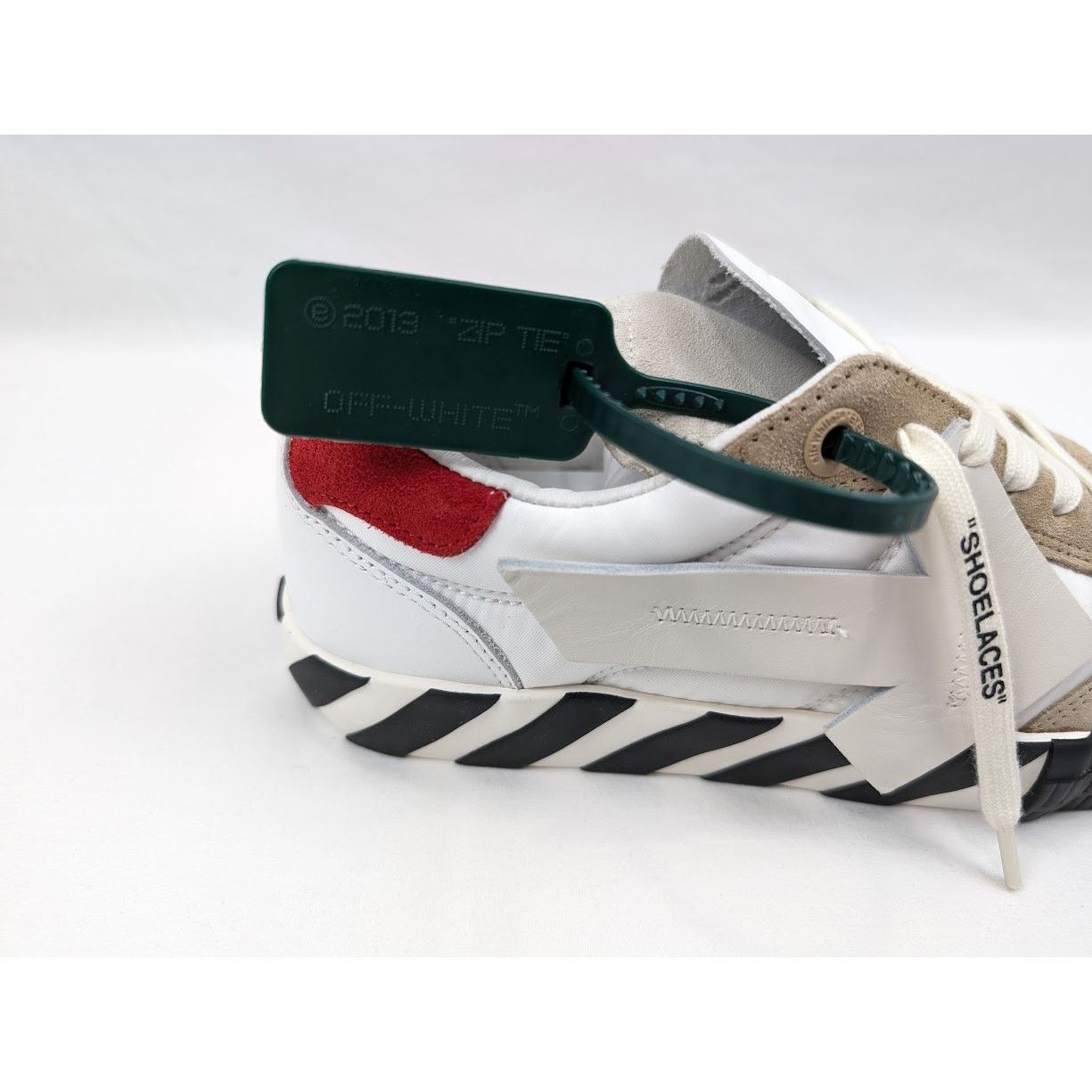 Off-White o1rshd1 New Low Vulcanized Sneakers in White/Beige Size US 8 / EU 41 - 5 Thumbnail