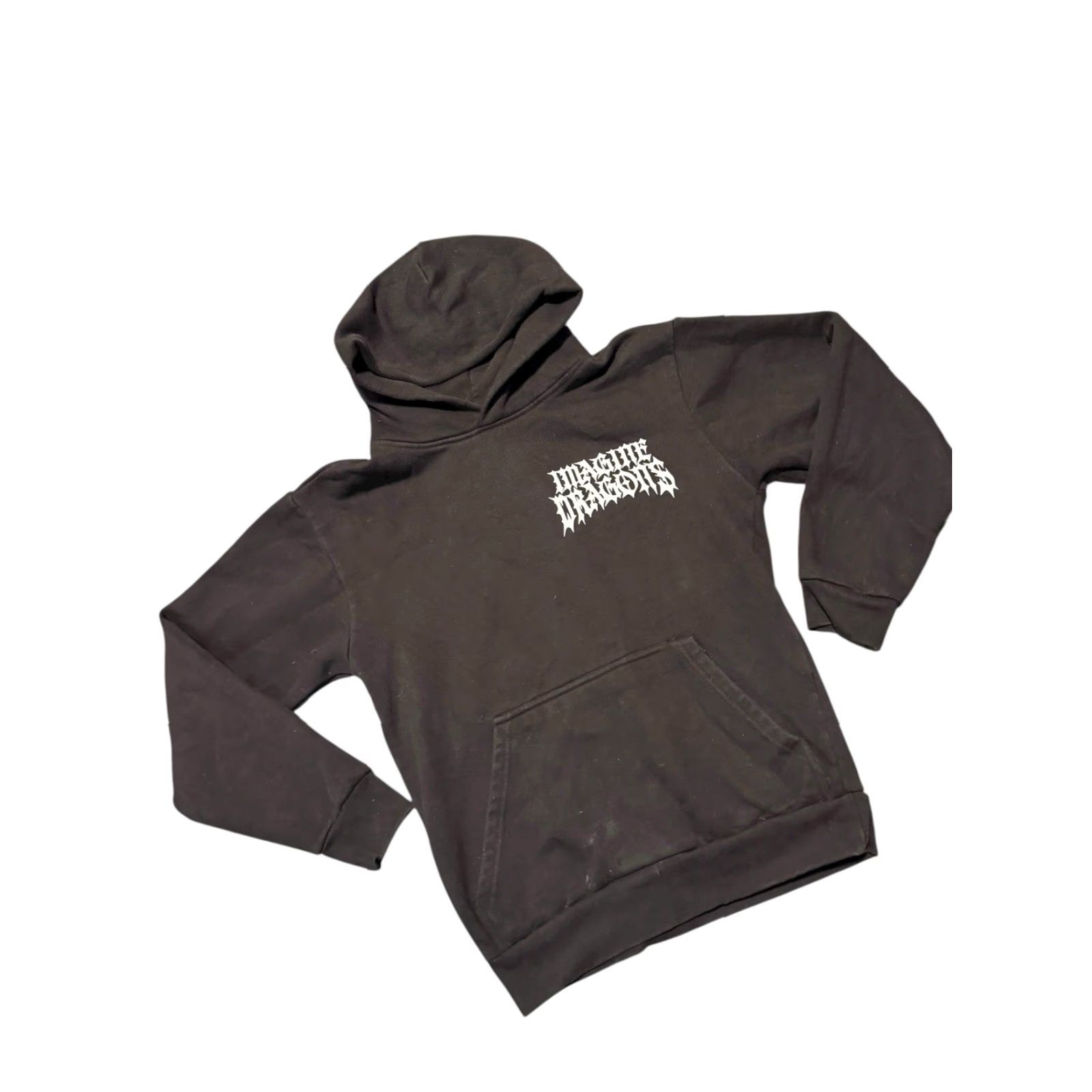 Vintage Authentic Imagine Dragons Hoodie Mens Small Black Loom World Official Tour 2024 Size US S / EU 44-46 / 1 - 4 Thumbnail