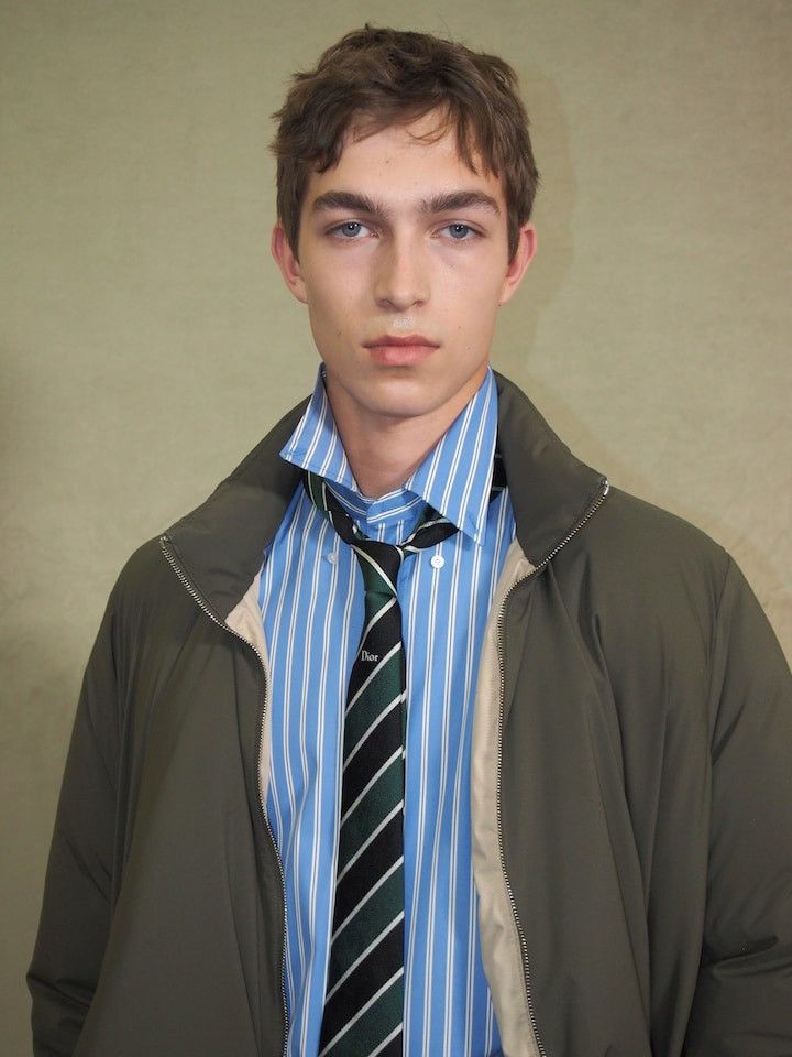 Dior Dior Jonathan Anderson SS2026 Green Stripe Tie Size ONE SIZE - 3 Thumbnail