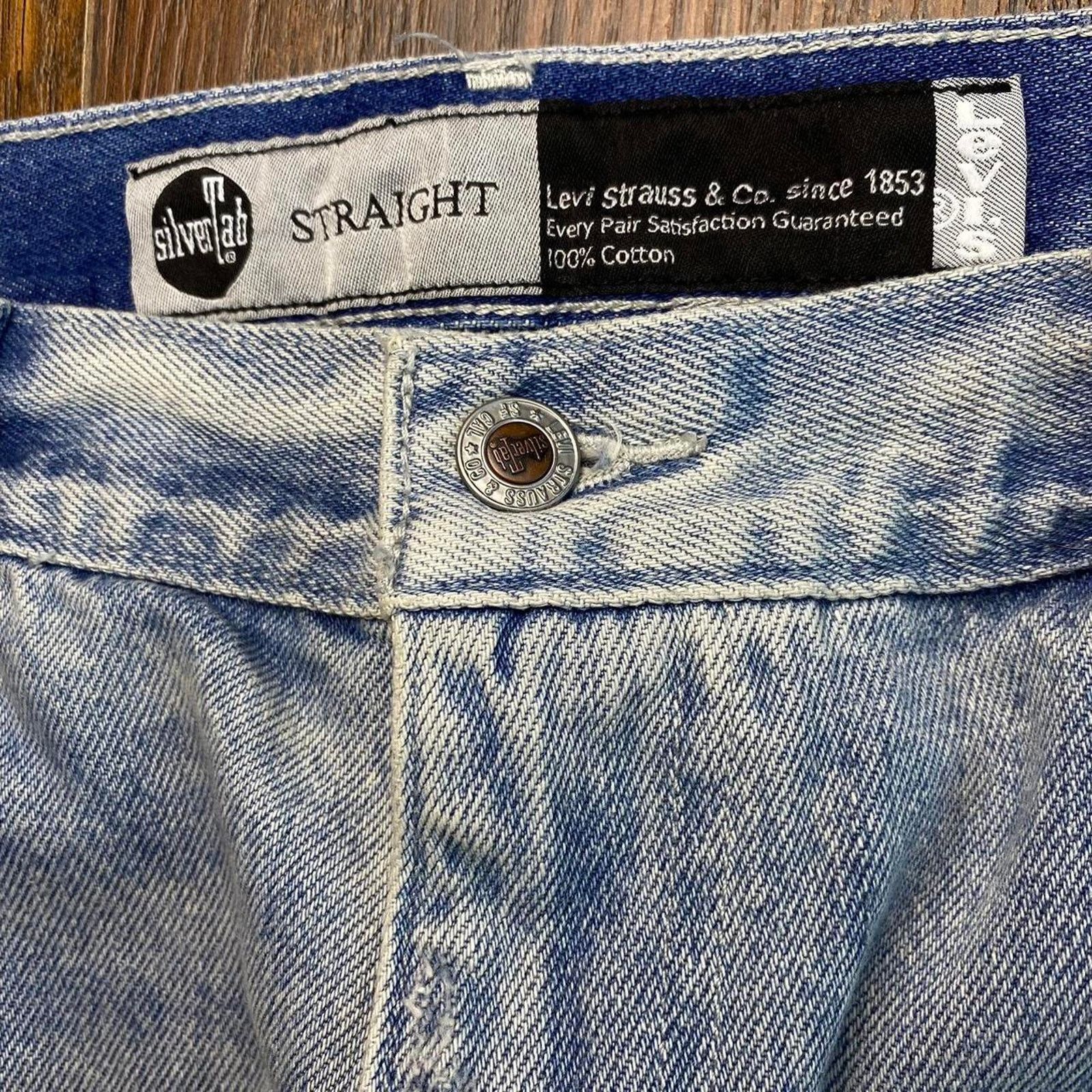 Levi's Silver tab straight leg Size US 38 / EU 54 - 6 Thumbnail