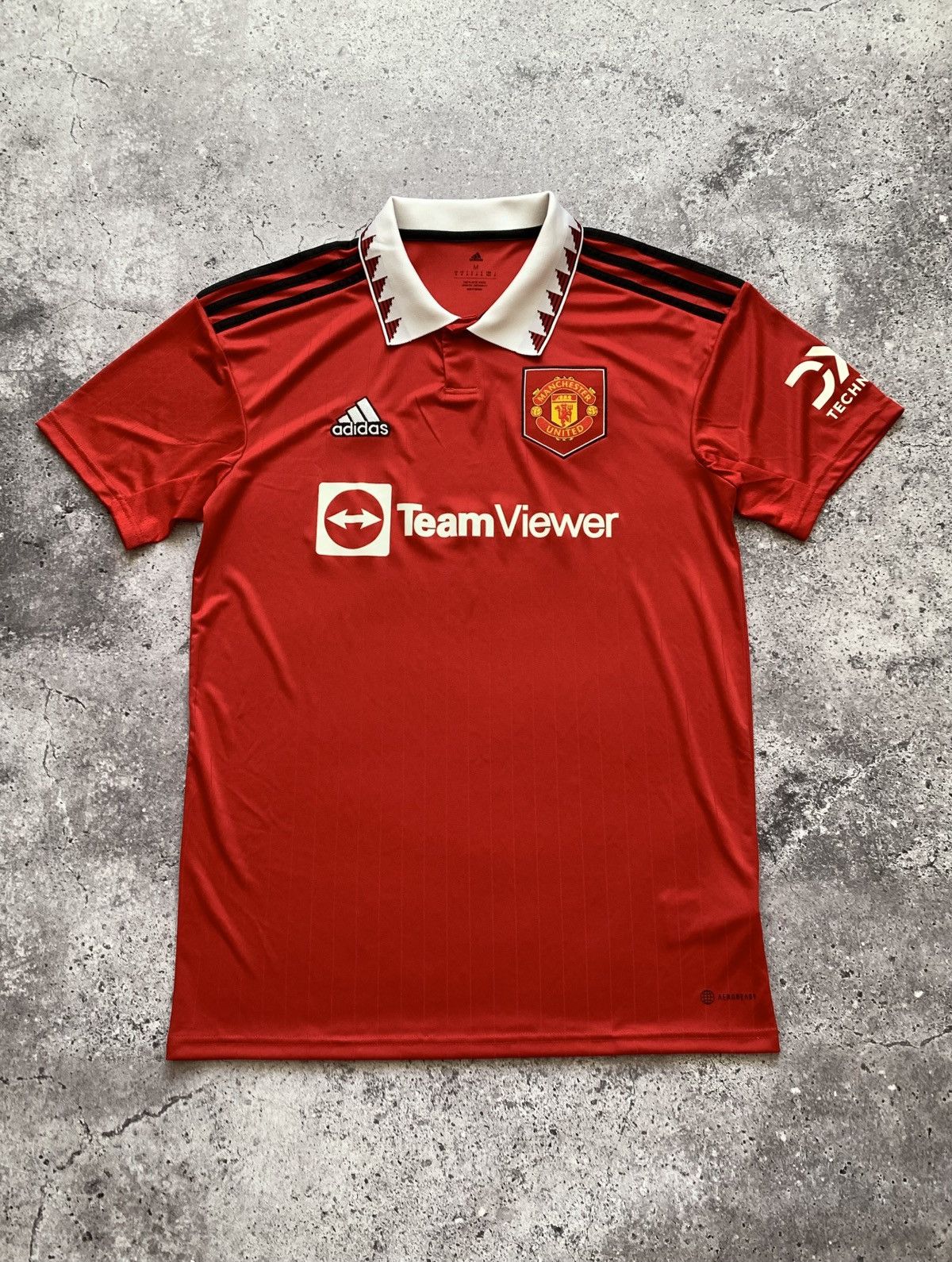 Adidas 🔥ADIDAS MANCHESTER UNITED 2022/2023 HOME SOCCER JERSEY Size US M / EU 48-50 / 2 - 1 Thumbnail