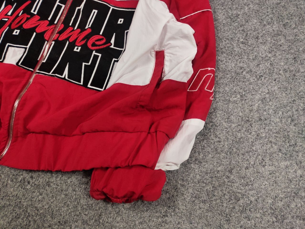 Japanese Brand Boxy Washed Nylon moto Sport Racing Short Jacket Vintage Size US S / EU 44-46 / 1 - 7 Thumbnail