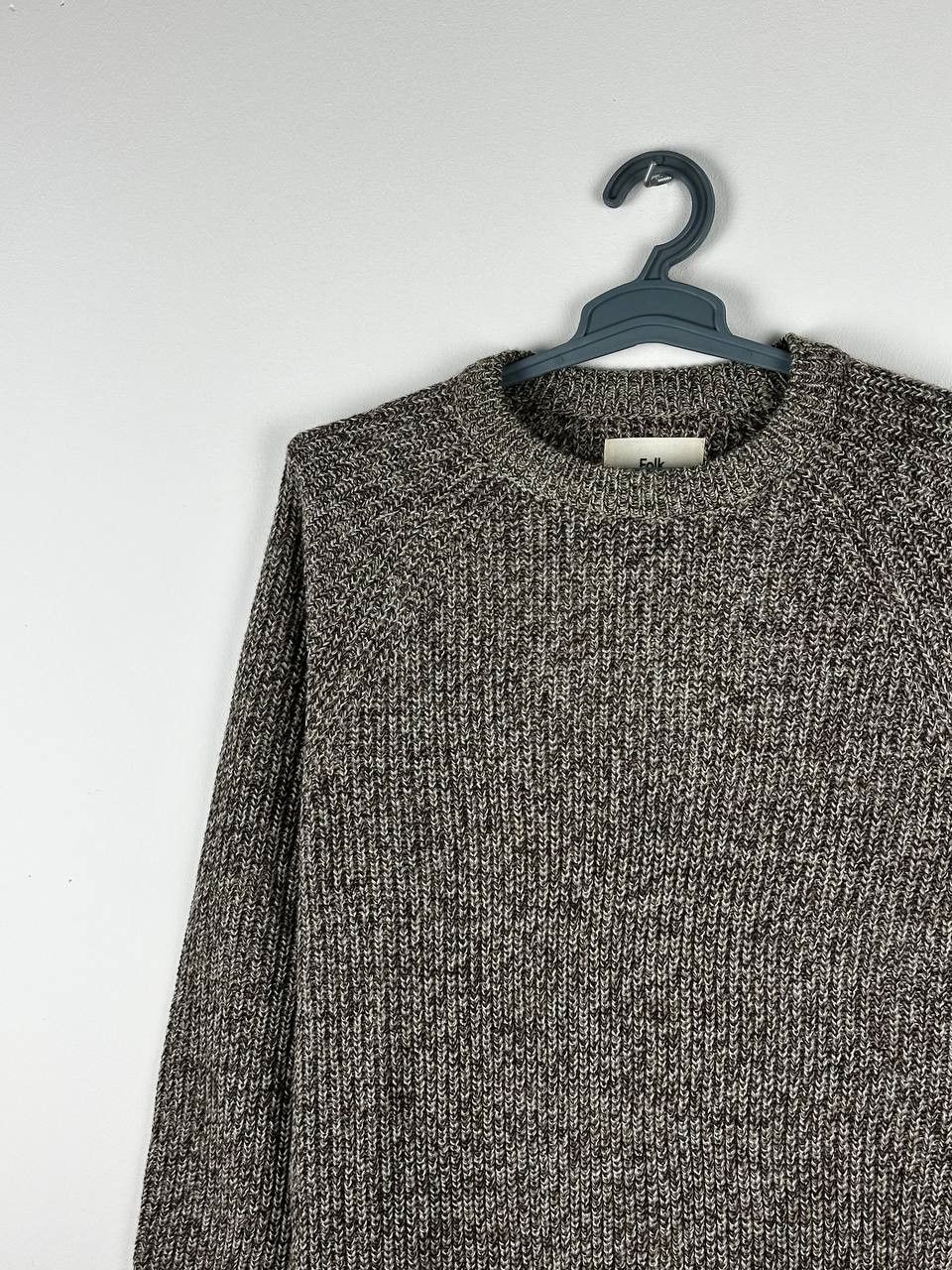 Designer × Folk Folk Wool Blend Heavy Knitted Raglan Sweater Size L Size US L / EU 52-54 / 3 - 3 Thumbnail