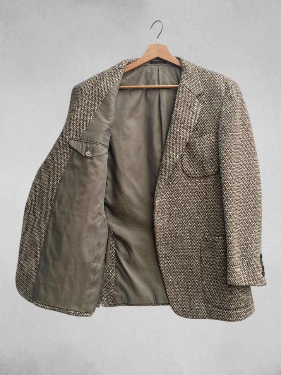 Burberry Vintage Burberrys Knitted Wool Jacket Size US M / EU 48-50 / 2 - 4 Thumbnail