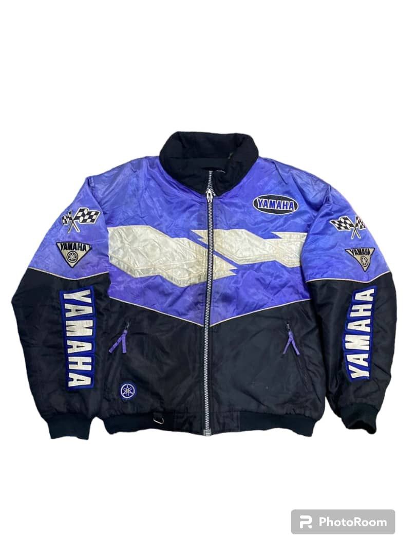 Vintage Winter Jacket Racing Team Yamaha Distressed yama
