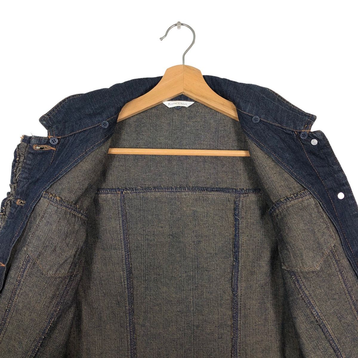 Japanese Brand 🔥Vintage Denim Jacket Biker Racer Rosa Cheri Japan Size US M / EU 48-50 / 2 - 10 Thumbnail