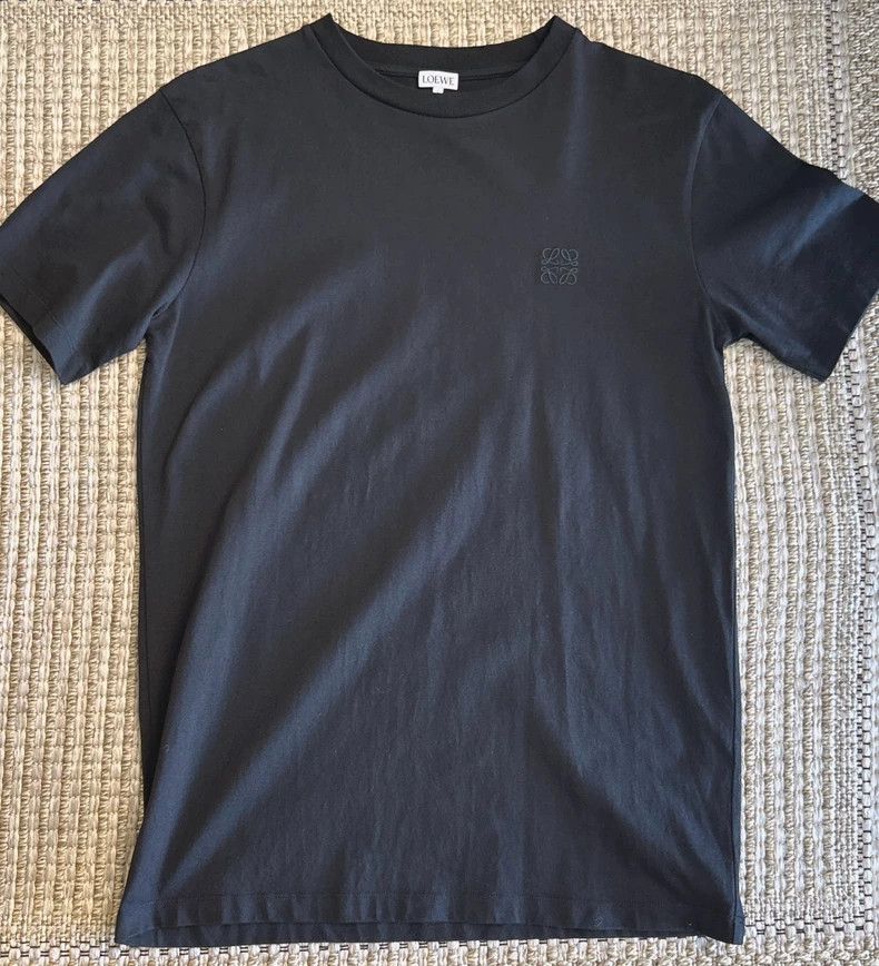 Loewe LOEWE Black embroidered logo short sleeves Size US XS / EU 42 / 0 - 1 Thumbnail