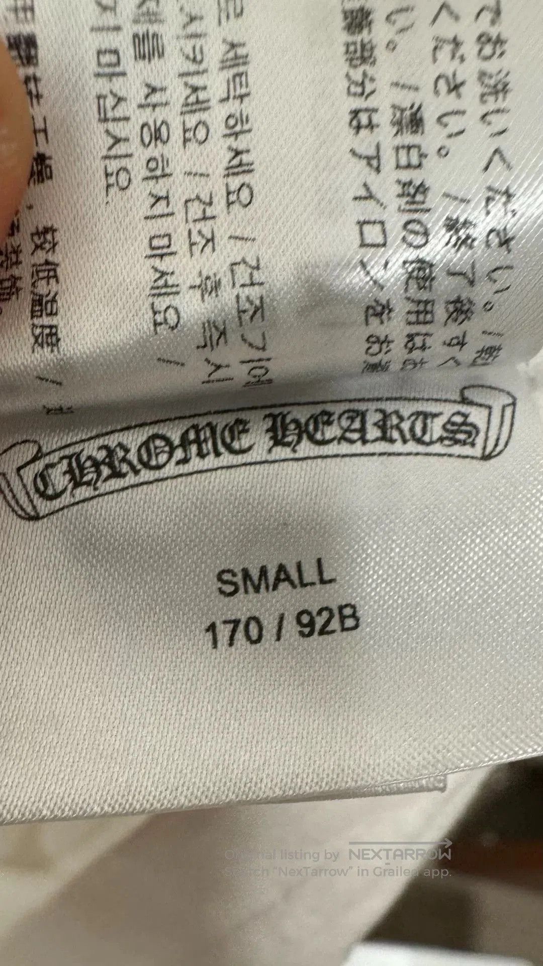 Chrome Hearts chrome hearts white pocket t. Size US S / EU 44-46 / 1 - 4 Thumbnail