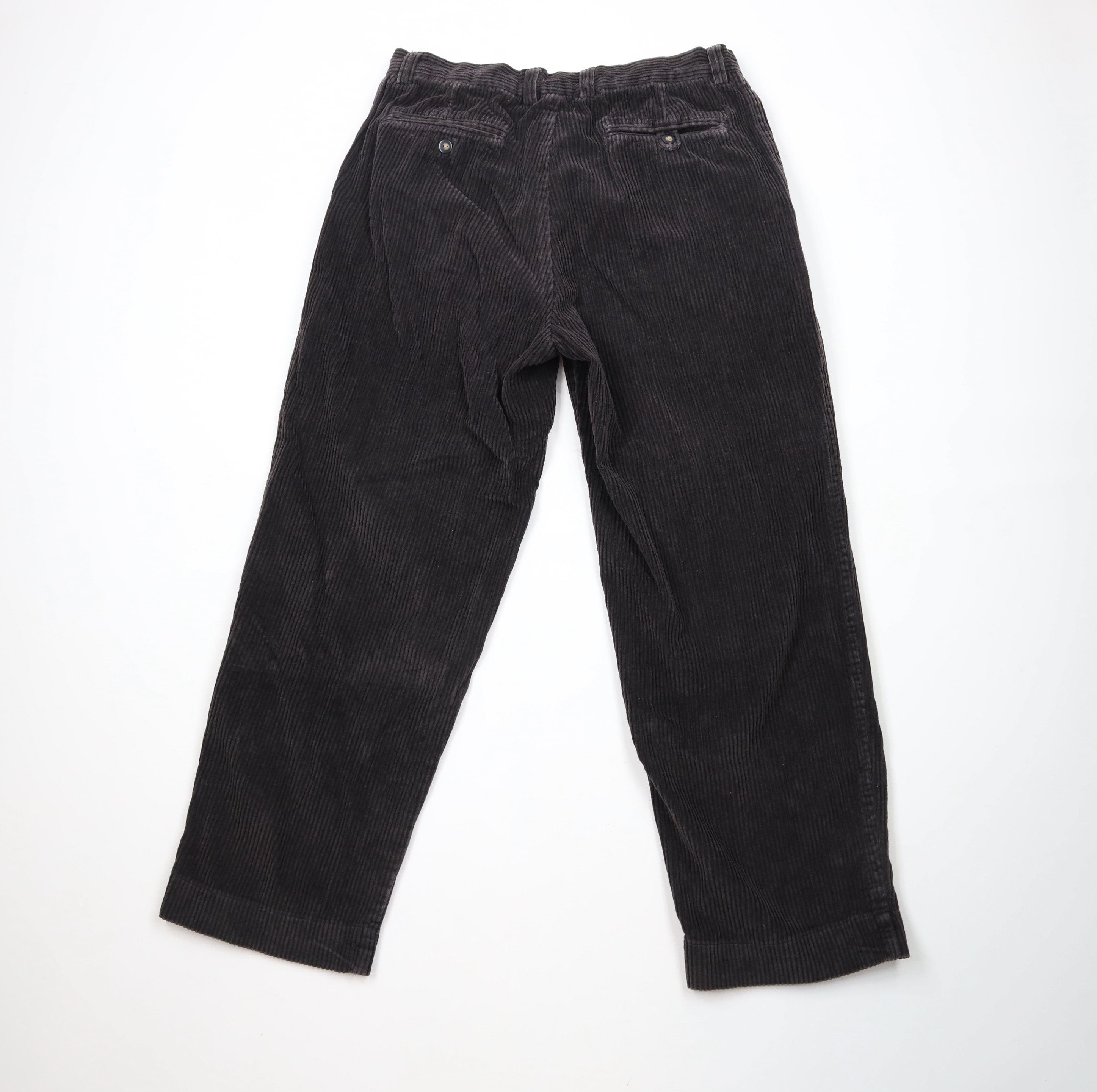 Vintage Vintage 90s Streetwear Pleated Wide Leg Corduroy Chino Pants Size US 34 / EU 50 - 10 Thumbnail