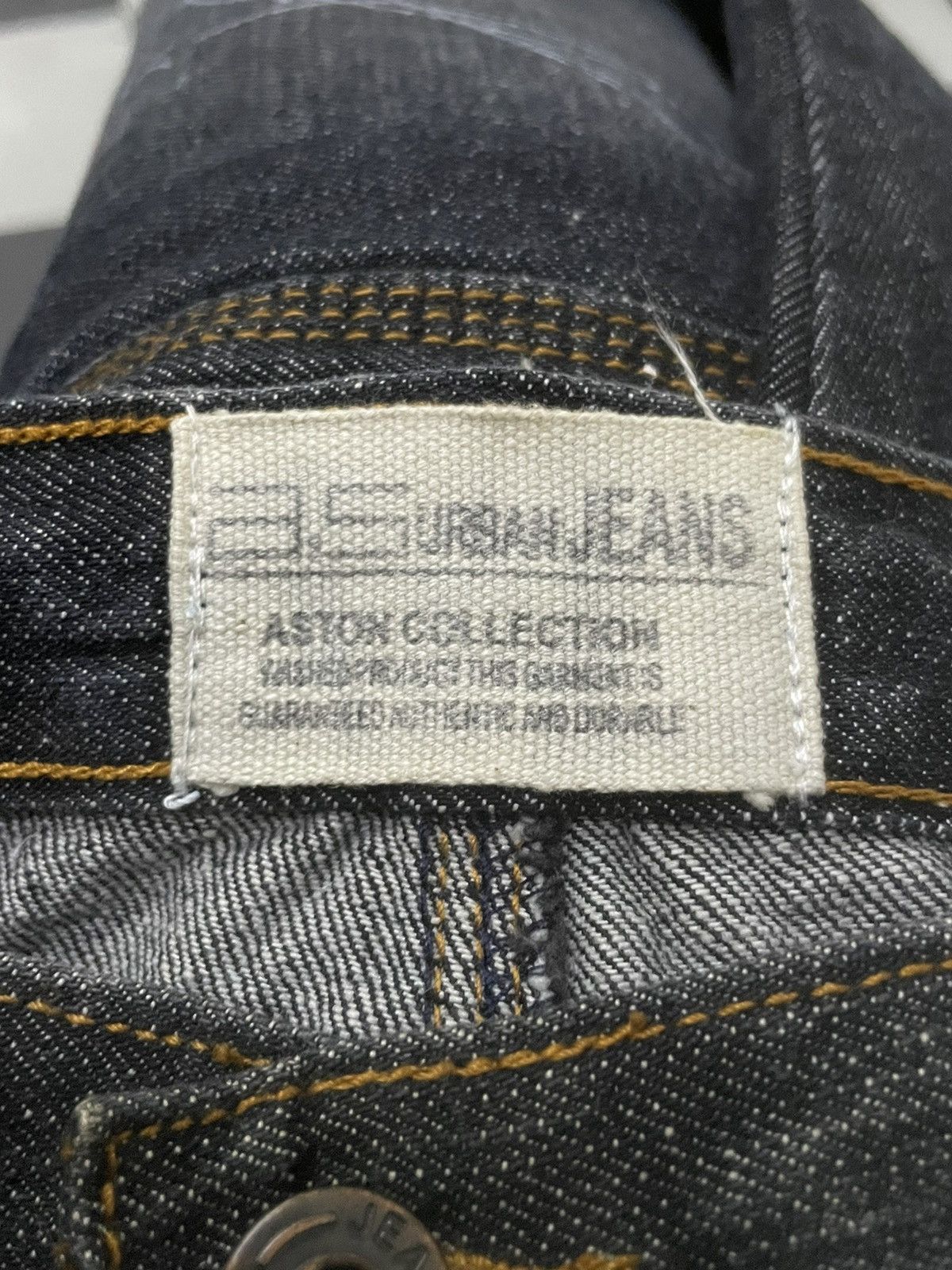 LOWBOX Aston Design Japan Double Waist Painter Loose Jeans Size US 30 / EU 46 - 17 Thumbnail