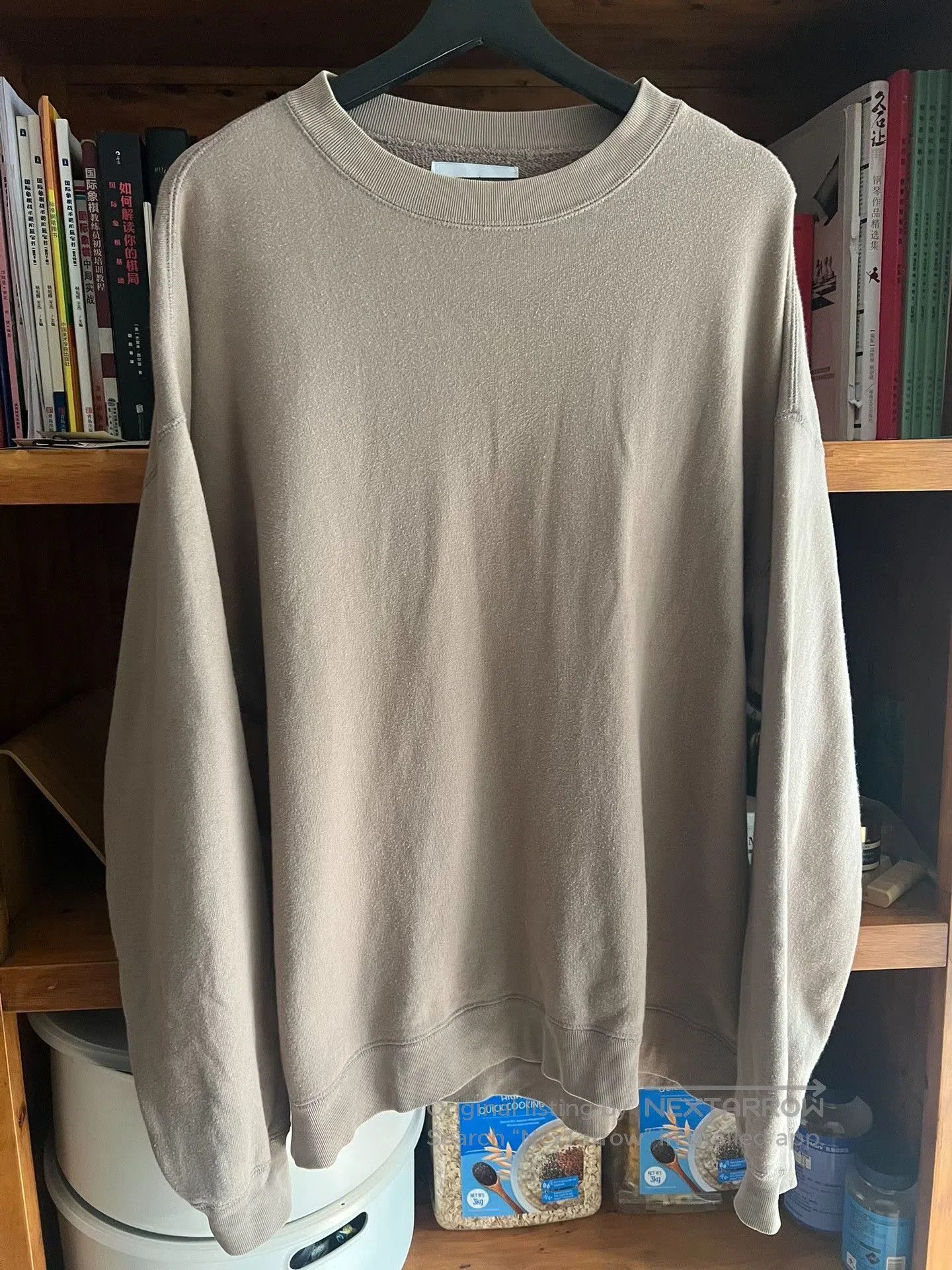 Markaware Marka Beige Oversized Crewneck Sweatshirt. Size US M / EU 48-50 / 2 - 2 Thumbnail