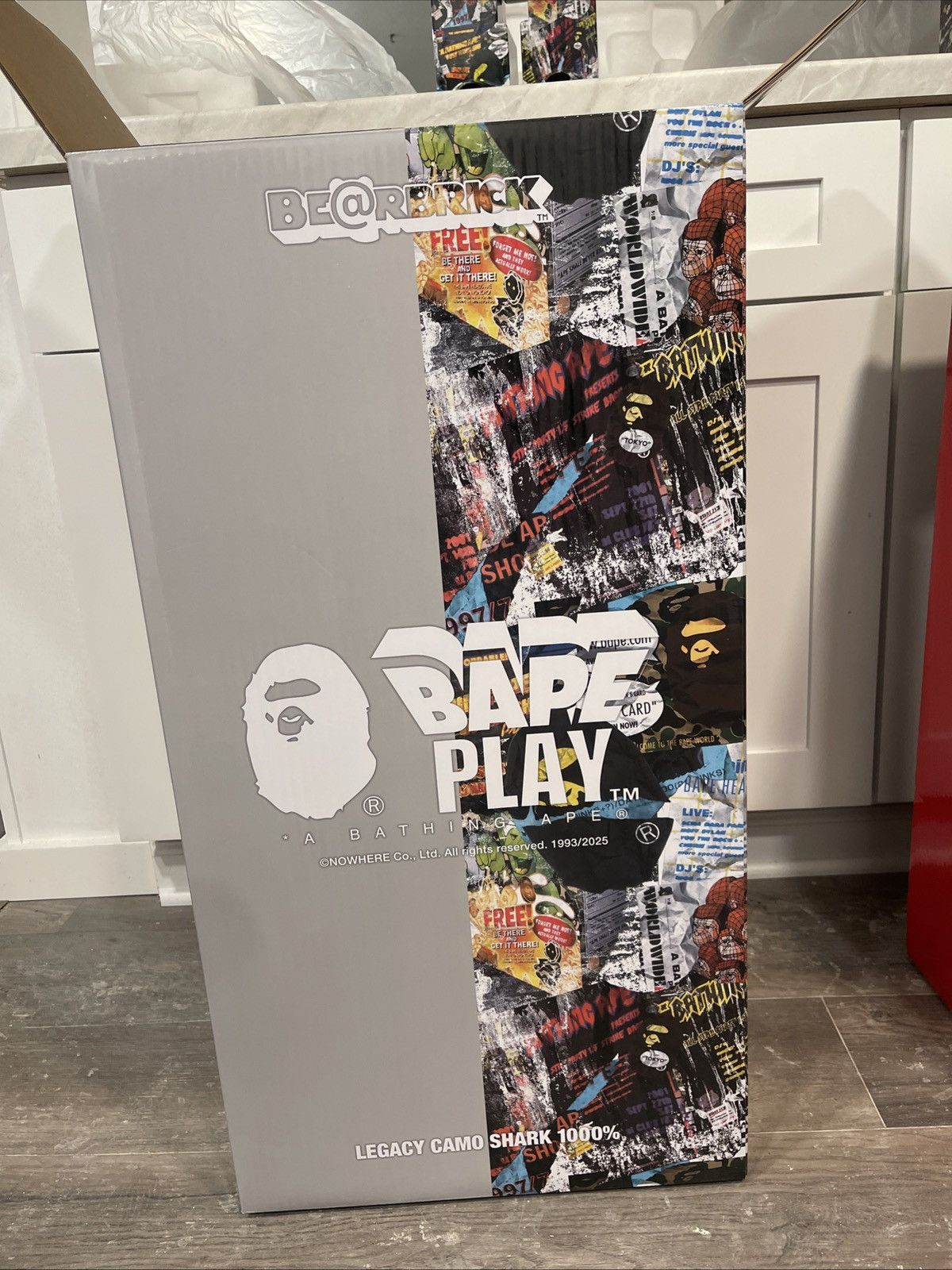 Bape BAPE LEGACY CAMO SHARK BE@RBRICK 1000% Size ONE SIZE - 3 Thumbnail