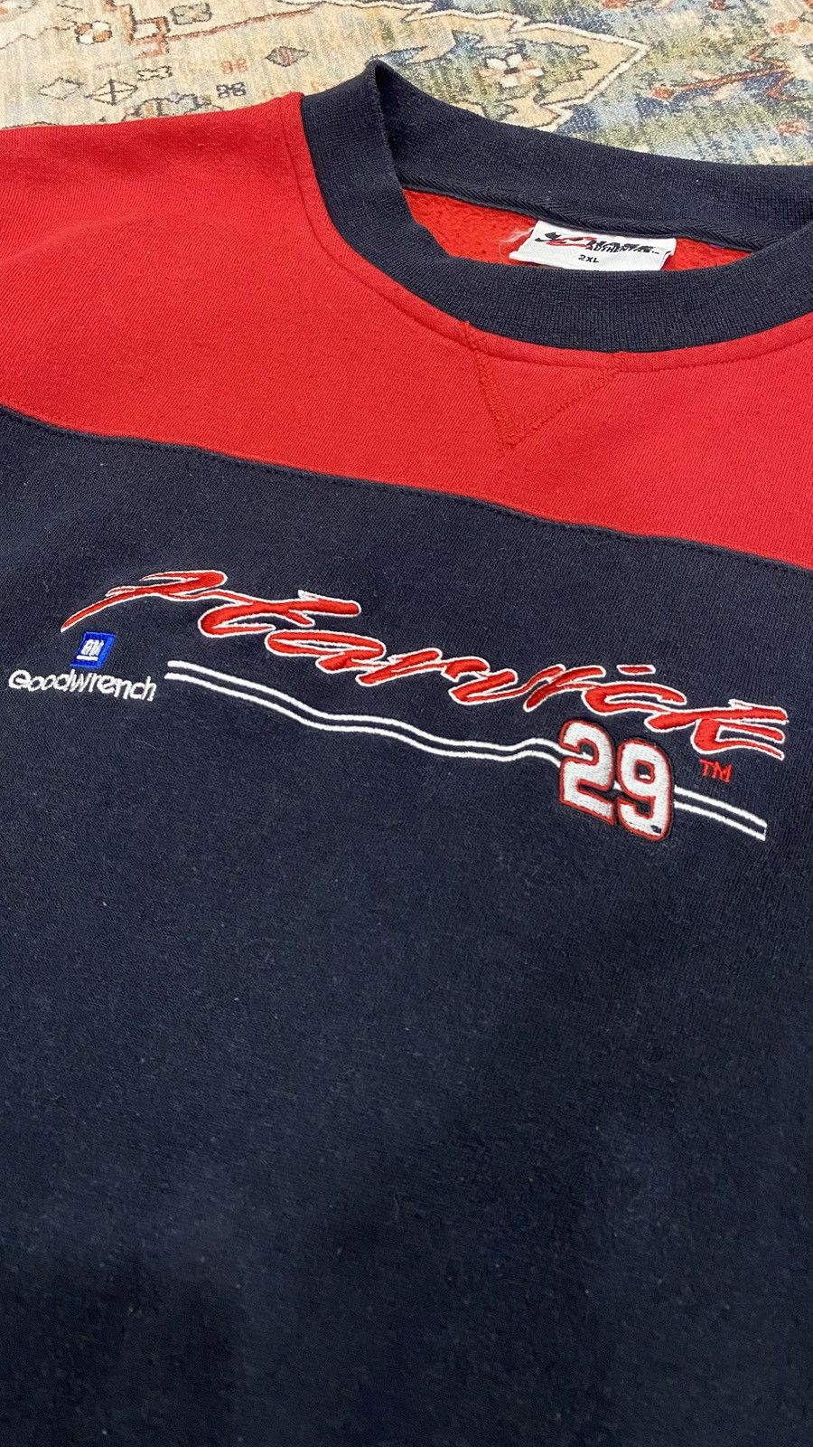 Chase Authentics Vintage Harvick29 Nascar Sweatshirt Size 2XL Size US XXL / EU 58 / 5 - 2 Thumbnail