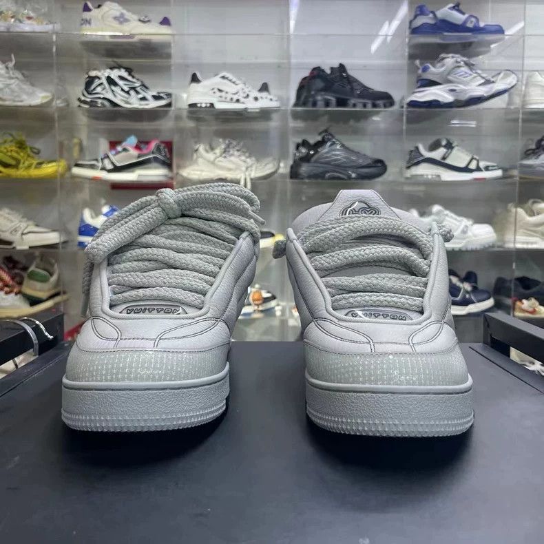 Louis Vuitton Louis Vuitton New Lv Skate Sneakers in Gray Color-2506 Size US 10 / EU 43 - 2 Thumbnail