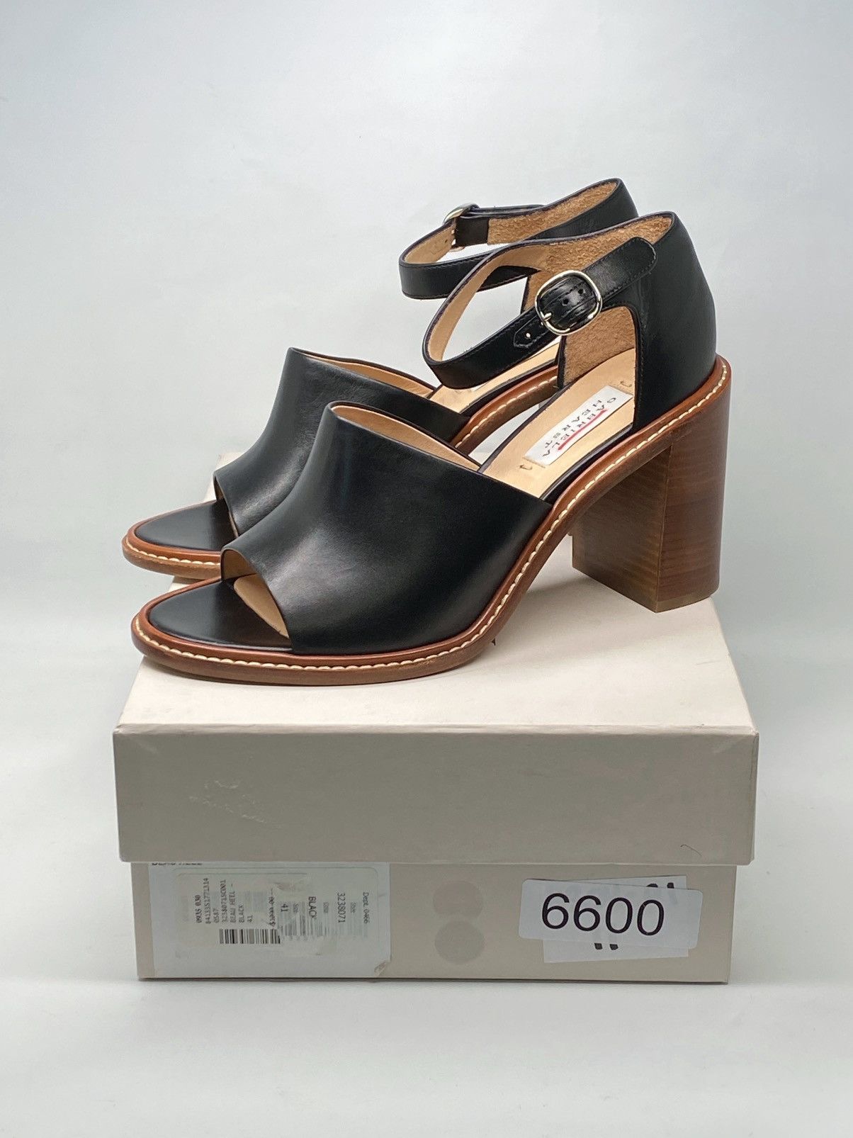 Gabriela Hearst Gabriela Hearst Beau Leather Ankle-Strap Sandals size 41 Size US 11 / IT 41 - 12 Thumbnail